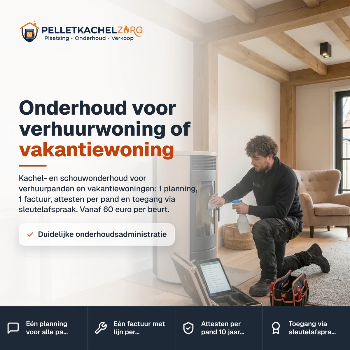 Onderhoud voor verhuurwoning of vakantiewoning