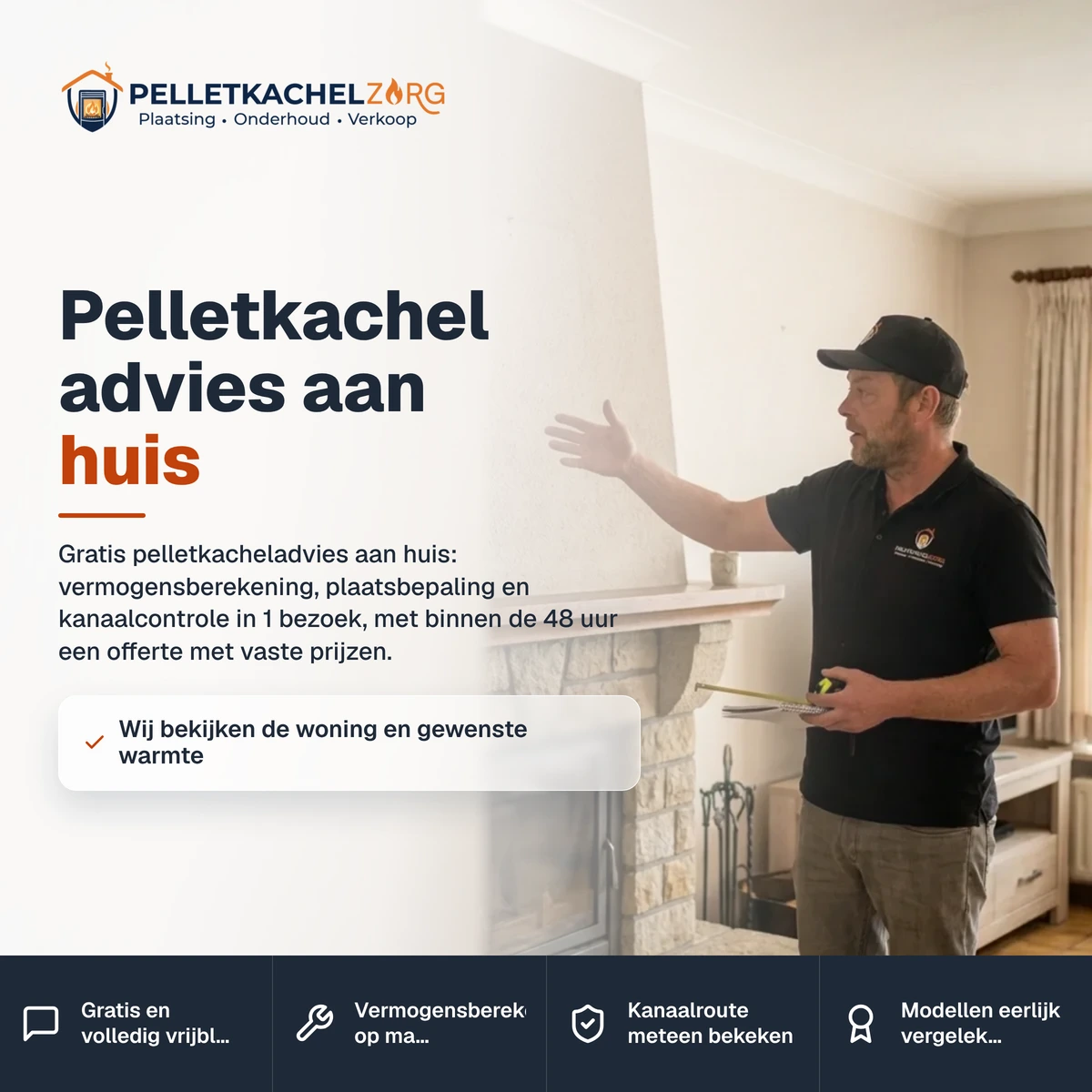 Pelletkachel advies aan huis