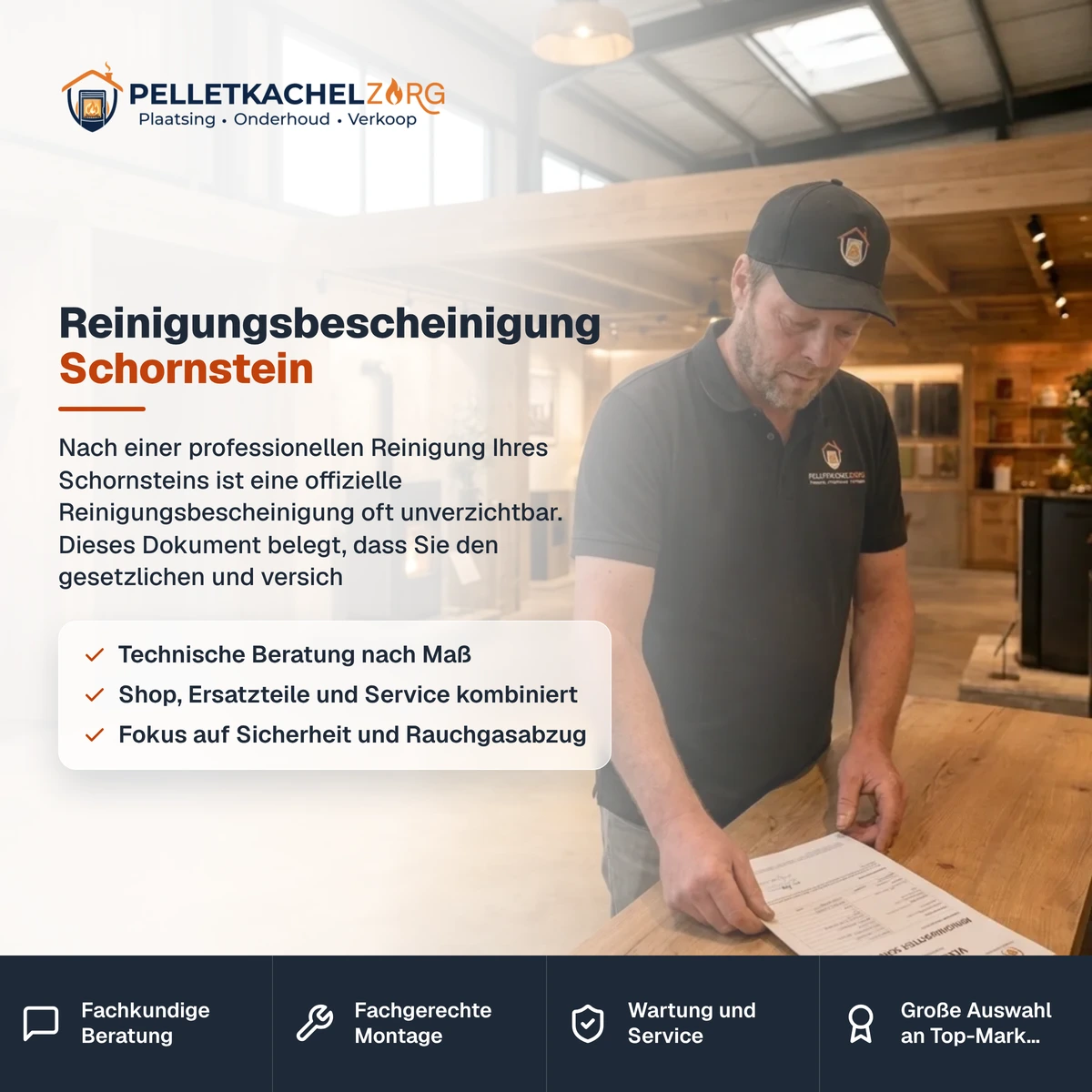 Reinigungsbescheinigung Schornstein