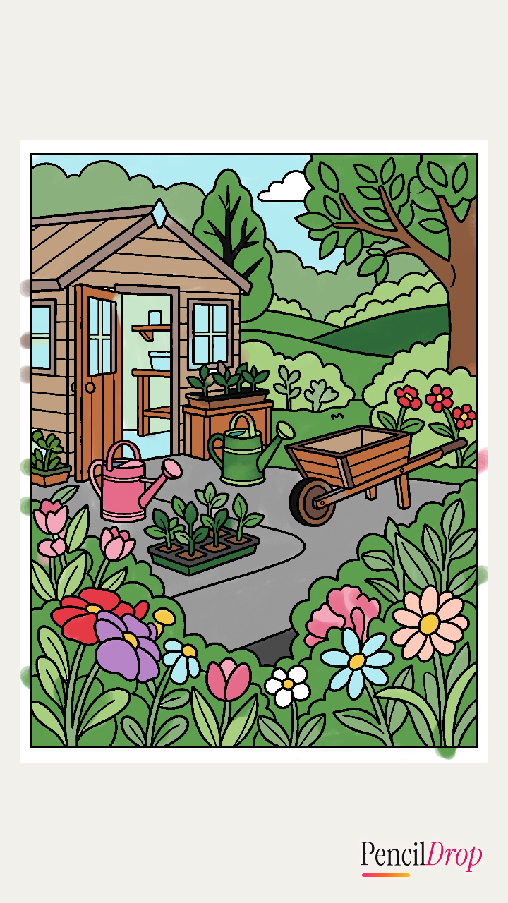 Indigo Toad 55's The potting shed