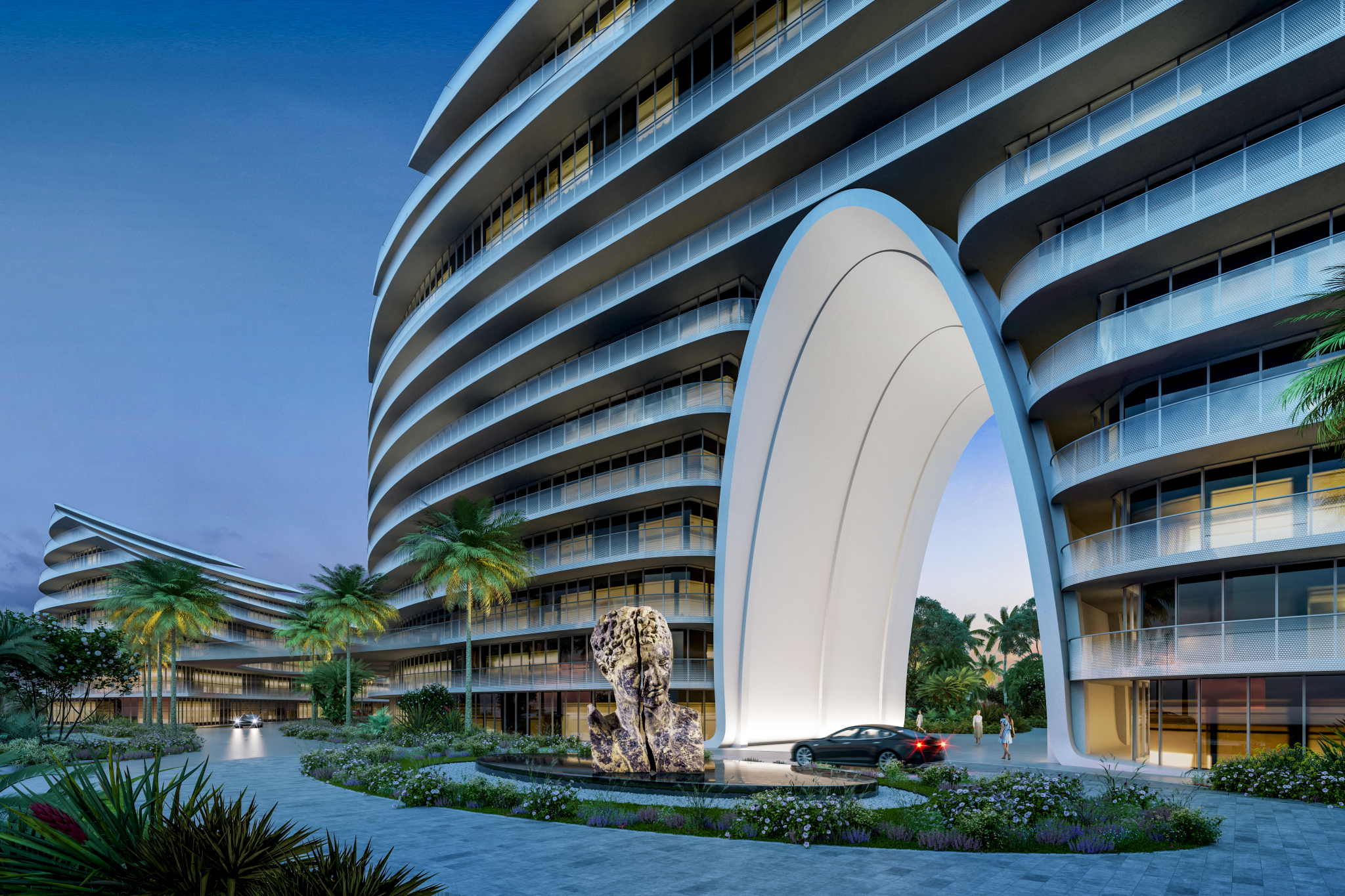 Residencia frente al mar