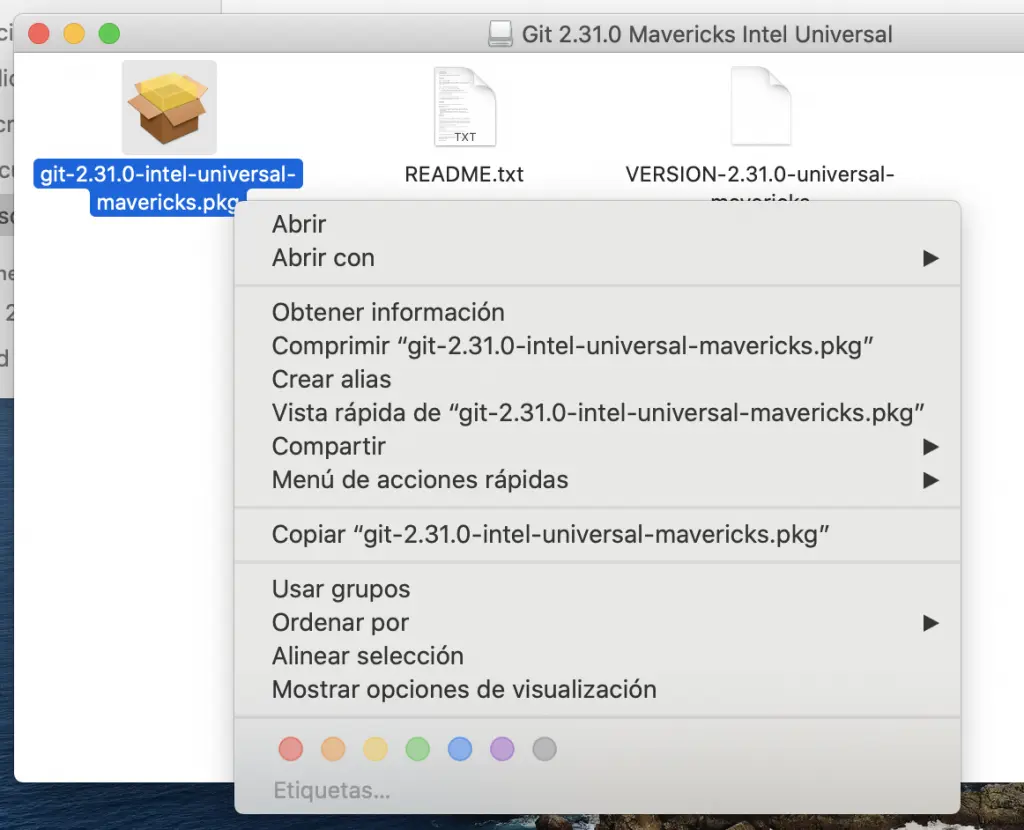 Git abrir sin seguridad