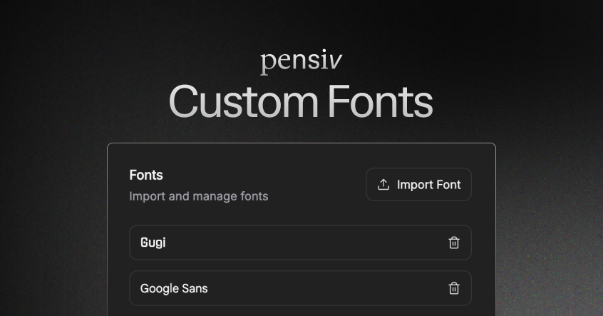 Font Settings