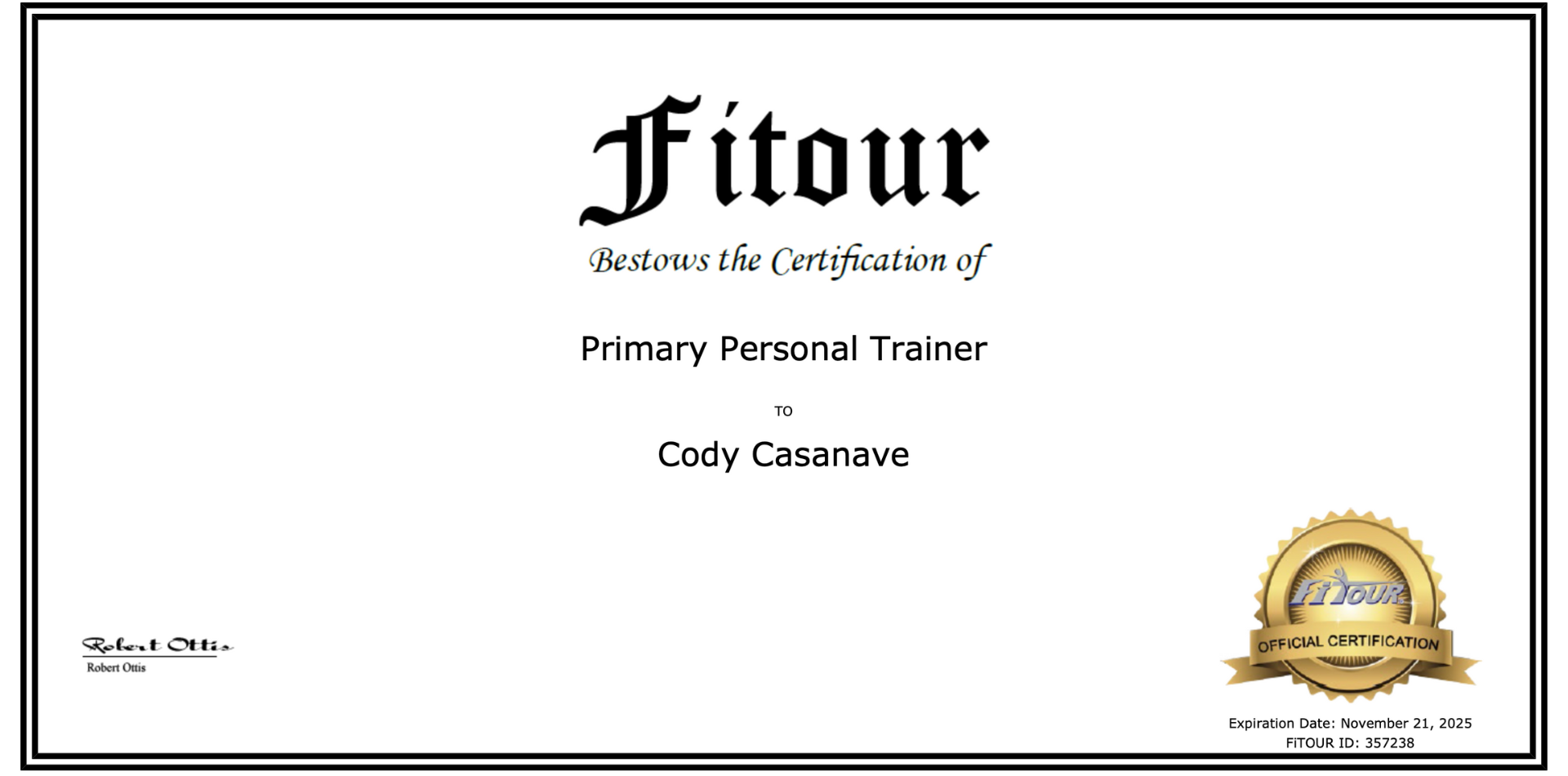 Personal Training Certification