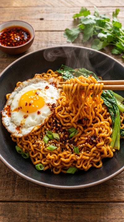 15 Dakikada Hazır Viral Noodle Tarifi