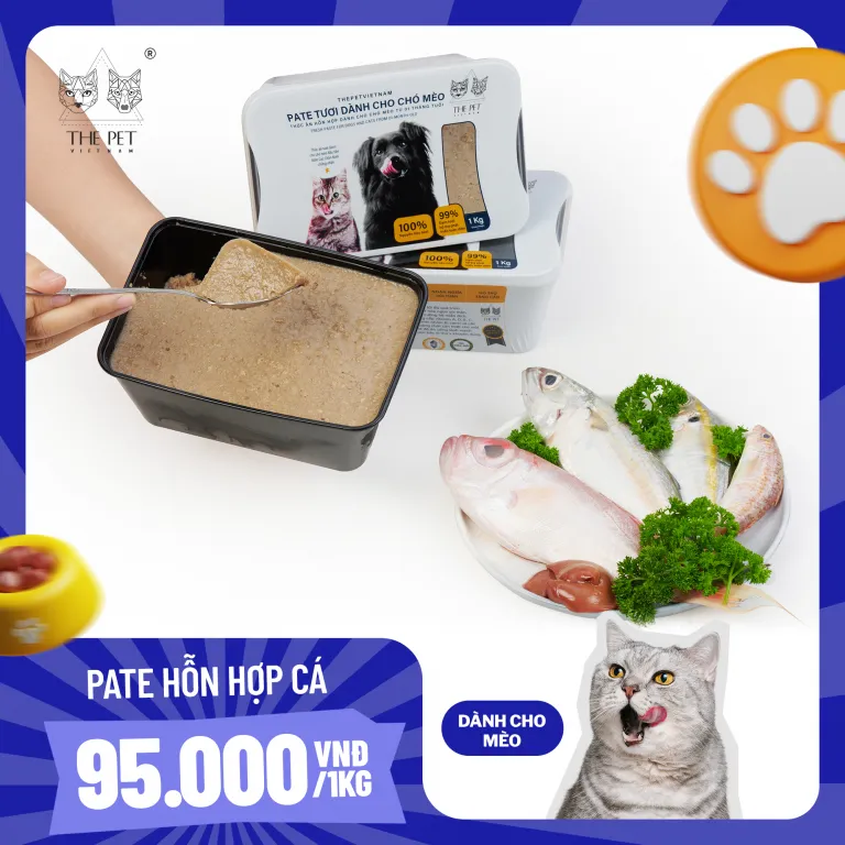 THEPET PATE 1KG HỖN HỢP CÁ