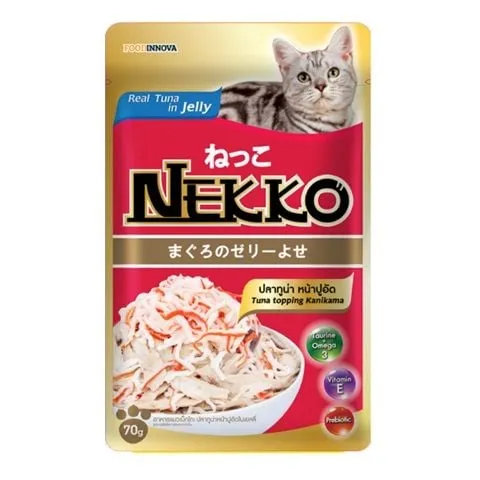 Pate Nekko Cho Mèo Trưởng Thành Dạng Thạch Gói 70g