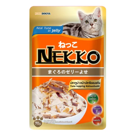 Pate Nekko Cho Mèo Trưởng Thành Dạng Thạch Gói 70g