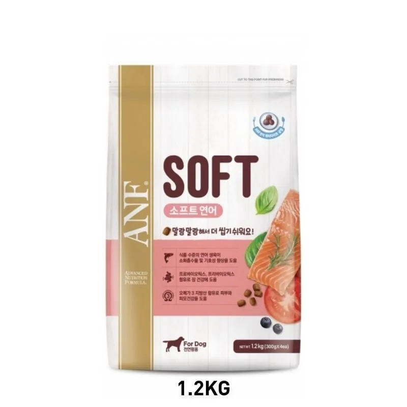 Hạt ANF Soft Hạt Mềm Cho Chó Vị Cá Hồi Bịch 1.2kg