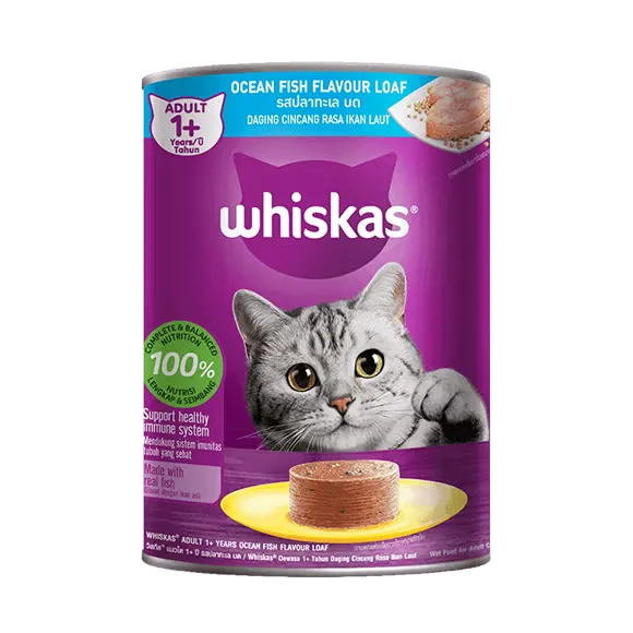 Pate Whiskas Cho Mèo Trưởng Thành Lon 400g