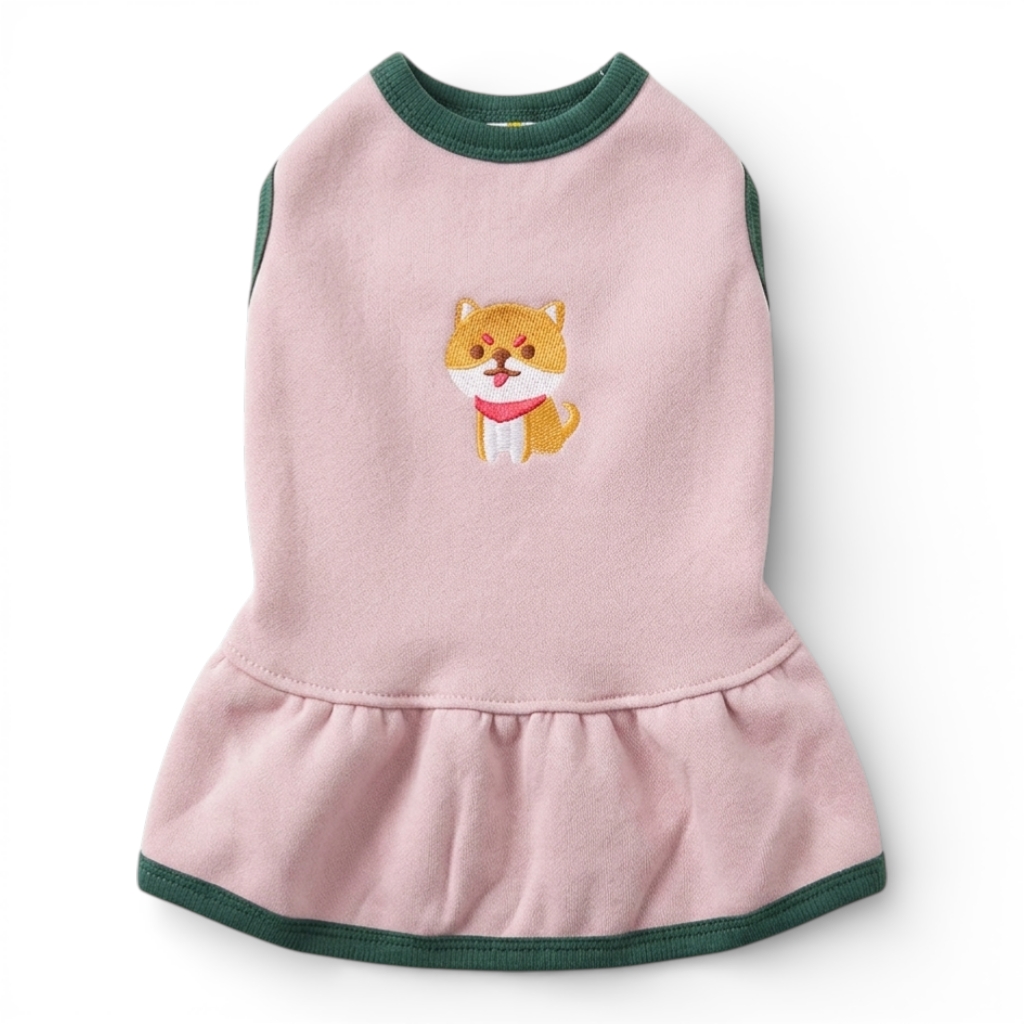 Áo TDD Cho Chó & Mèo Đầm Nỉ Bông Size 3