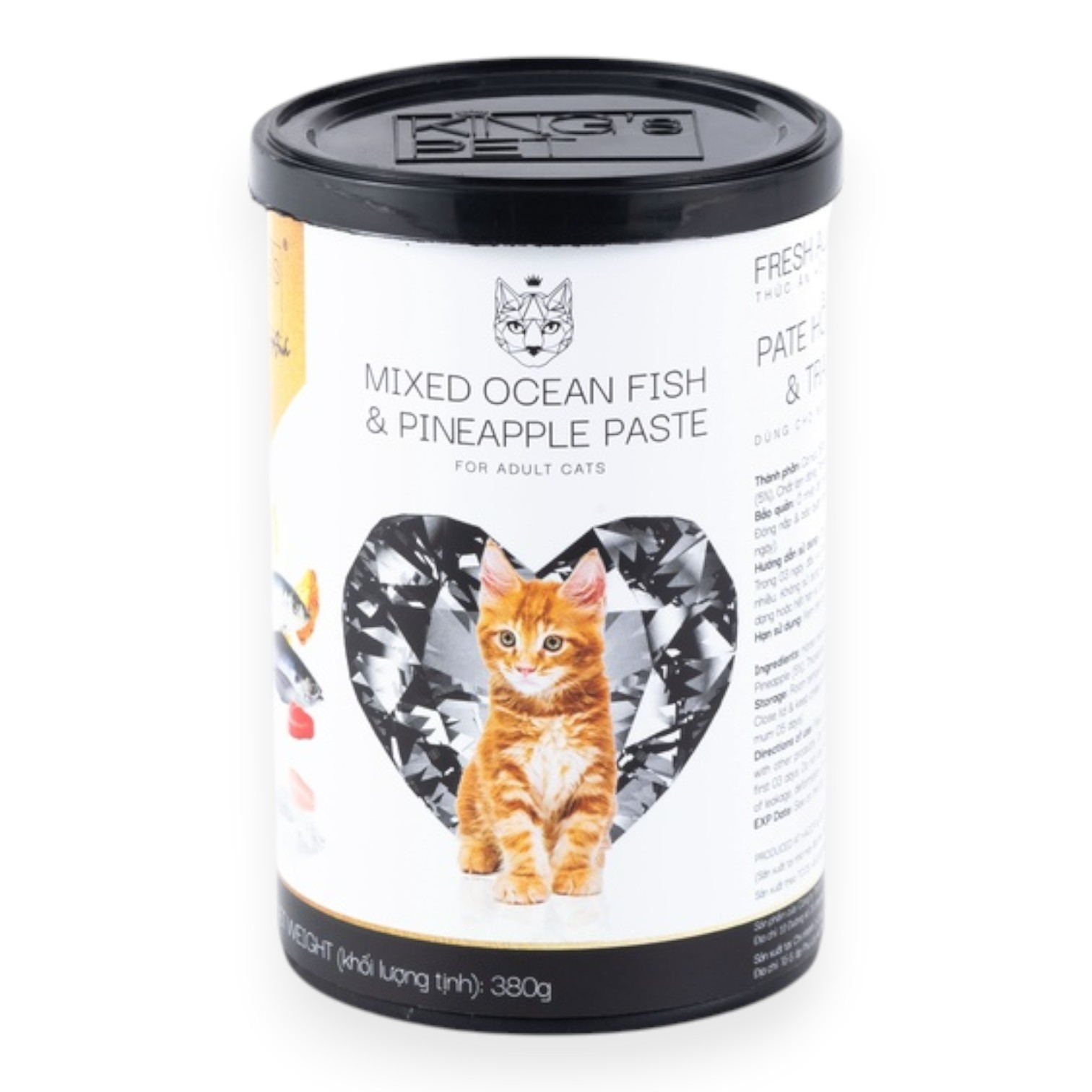 Pate King's Pet Cho Cún & Mèo Lon 380g