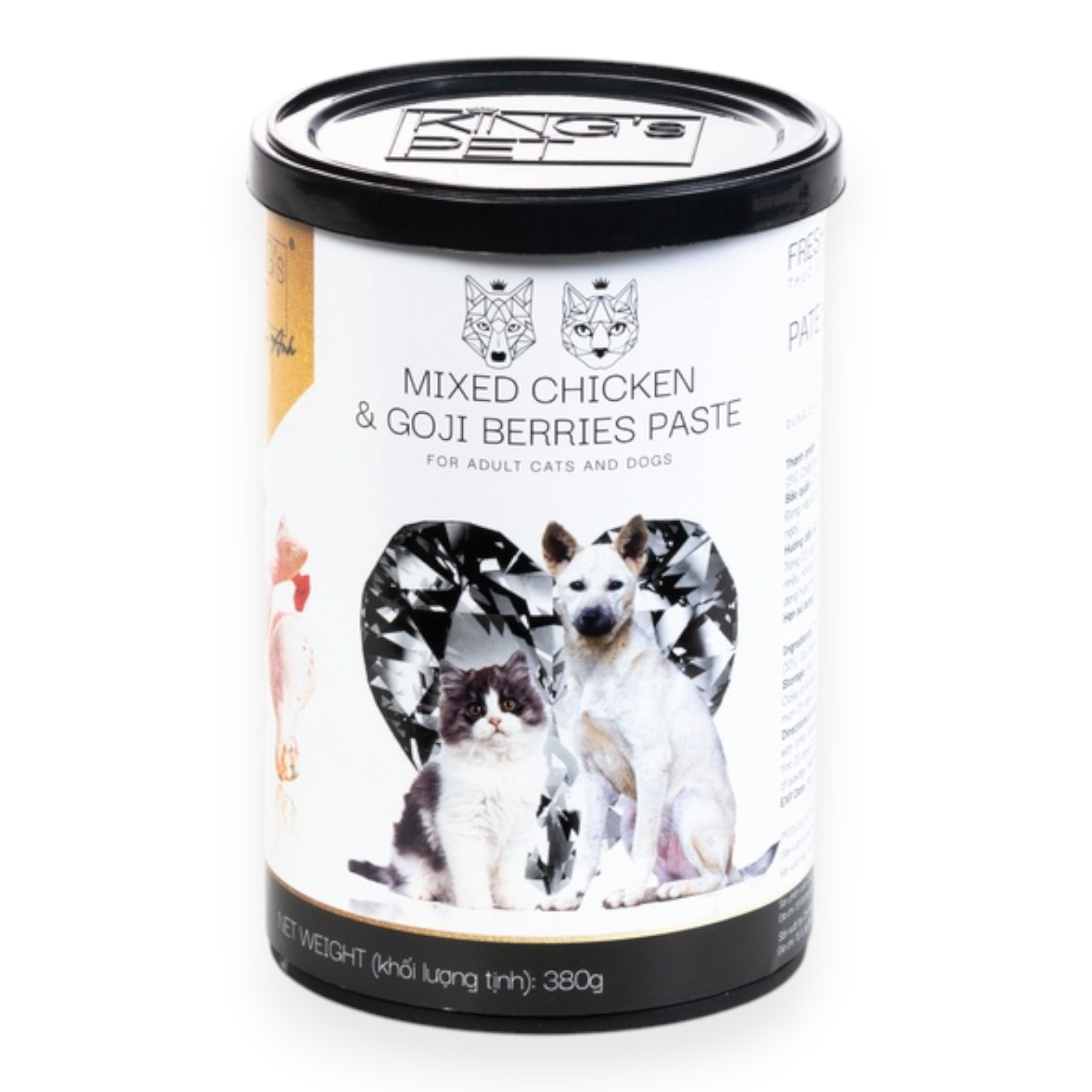 Pate King's Pet Cho Cún & Mèo Lon 380g