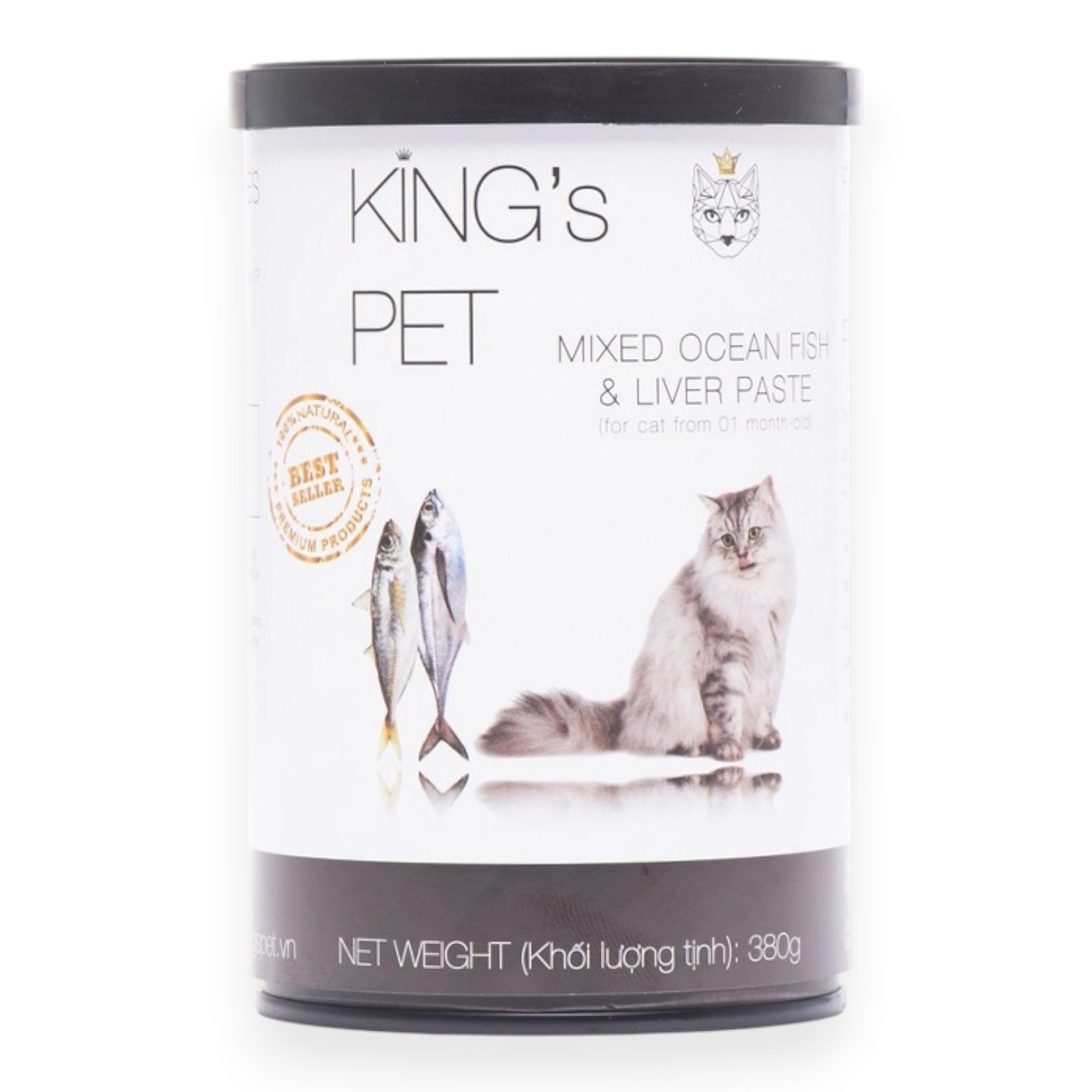 Pate King's Pet Cho Cún & Mèo Lon 380g