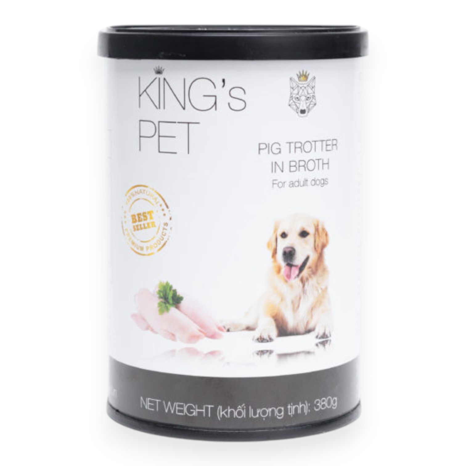 Pate King's Pet Giò Heo Lon 380g cho cún & Mèo