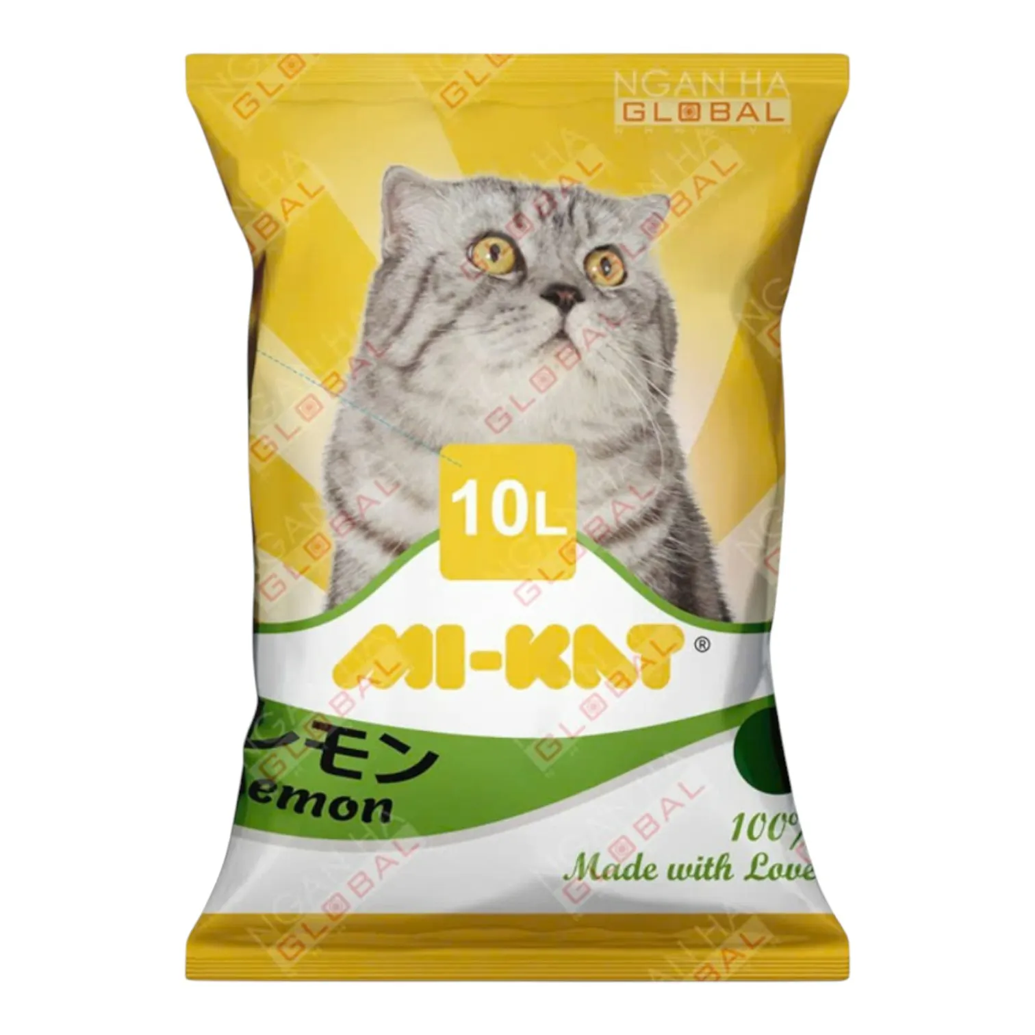 Cát Đất Sét Mikat Cho Mèo Bịch 10L