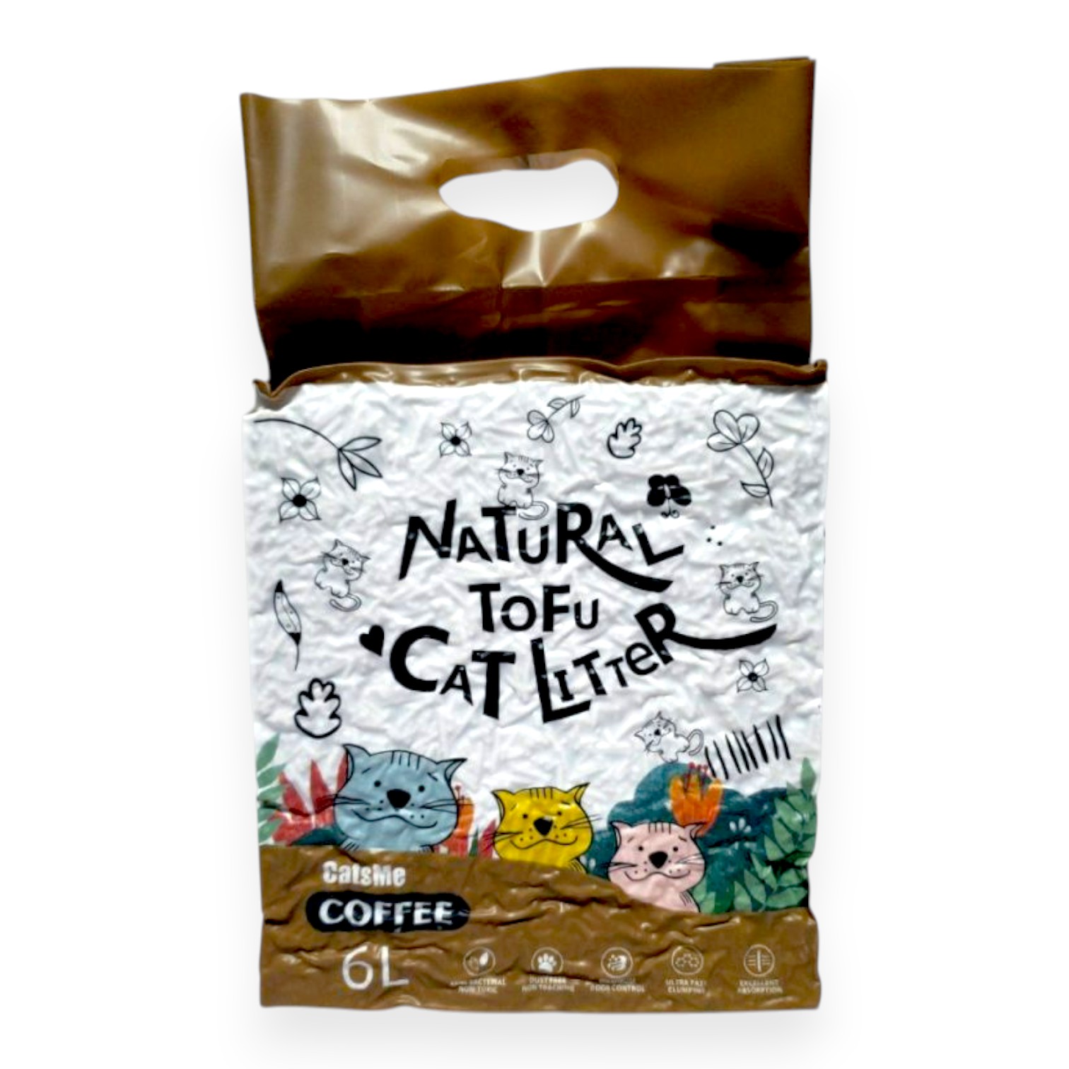 Cát đậu nành Cat's Me Cà Phê Bịch 6L cho Mèo - Coffee