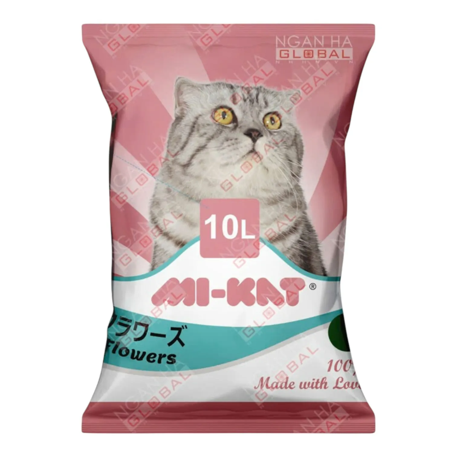 Cát Đất Sét Mikat Cho Mèo Bịch 10L