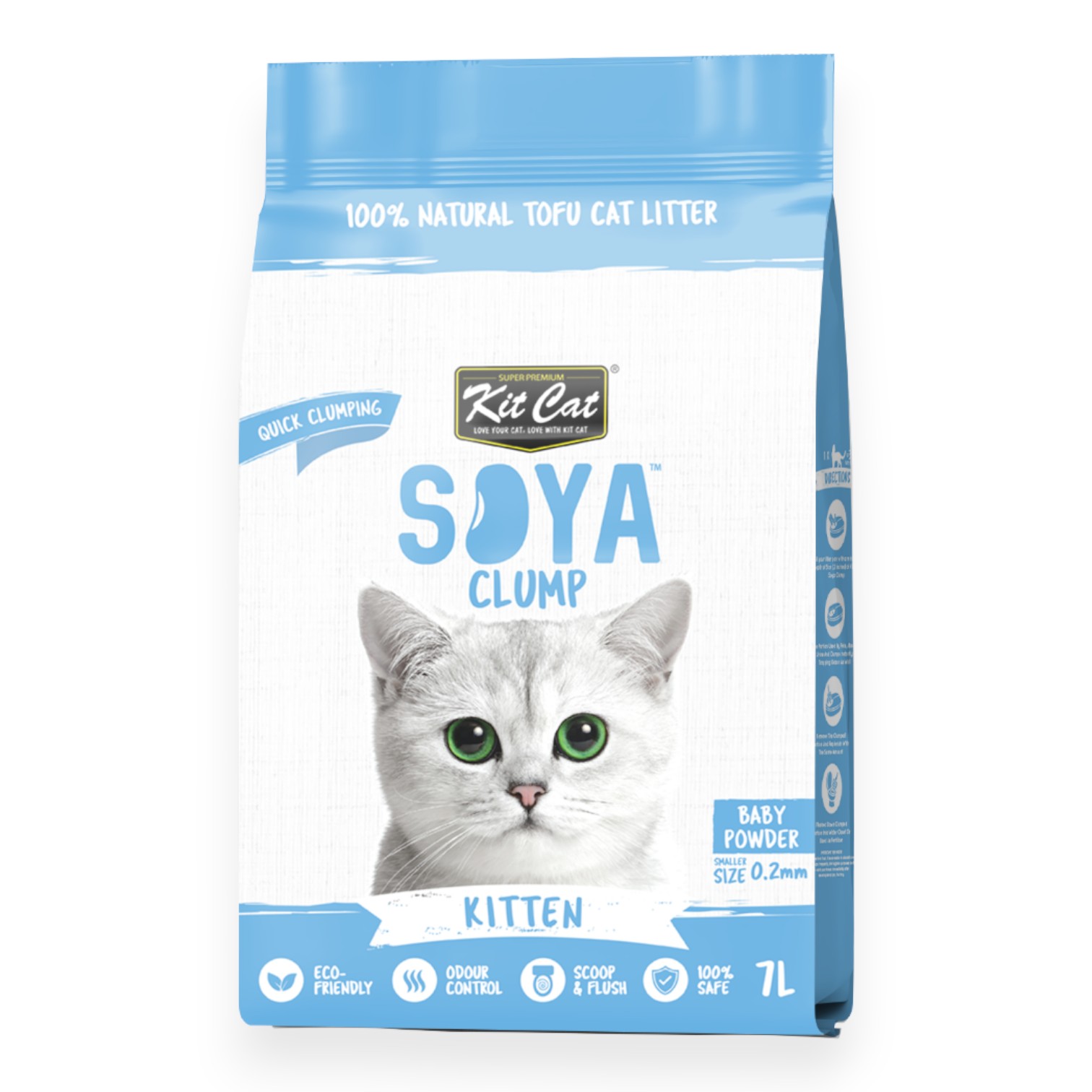 Cát Đậu Nành Kit Cat Cho Mèo Bịch 7L