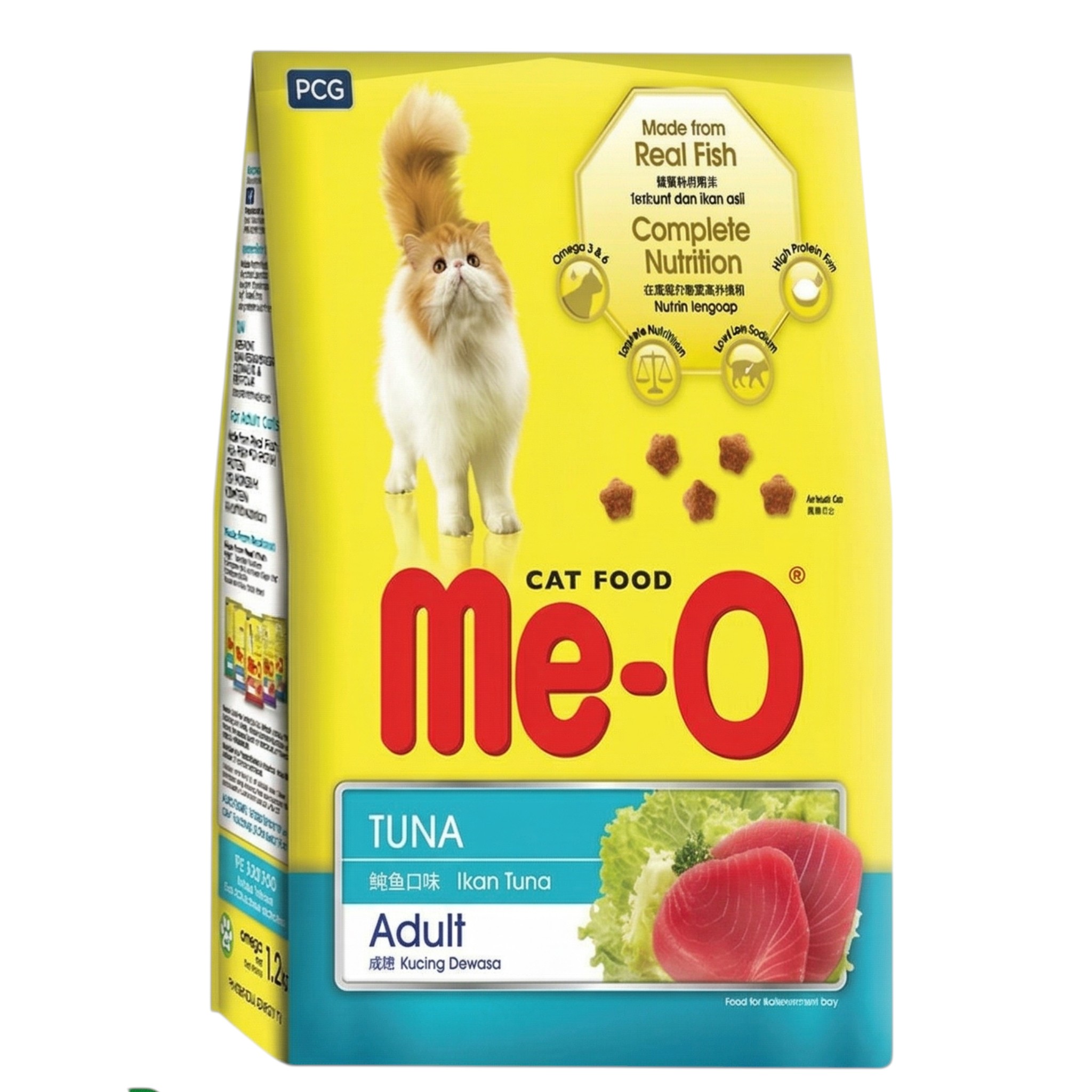 Hạt Me-O Vị Cá Ngừ Bịch 3kg cho Mèo - Tuna