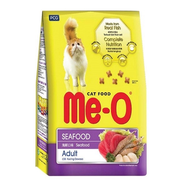 Hạt Me-O Vị Hải Sản Bịch 3kg cho Mèo - Seafood