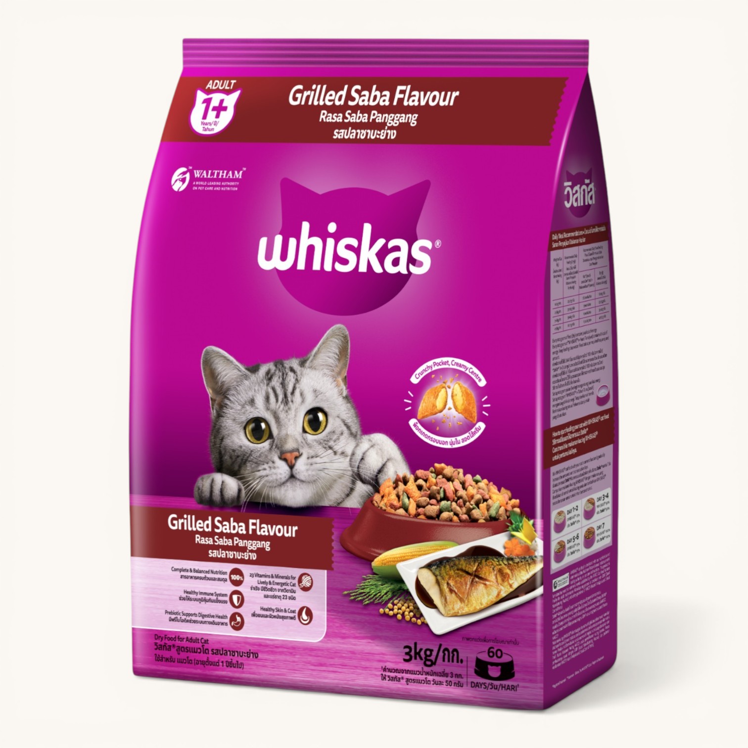 Hạt Whiskas Cho Mèo Trưởng Thành