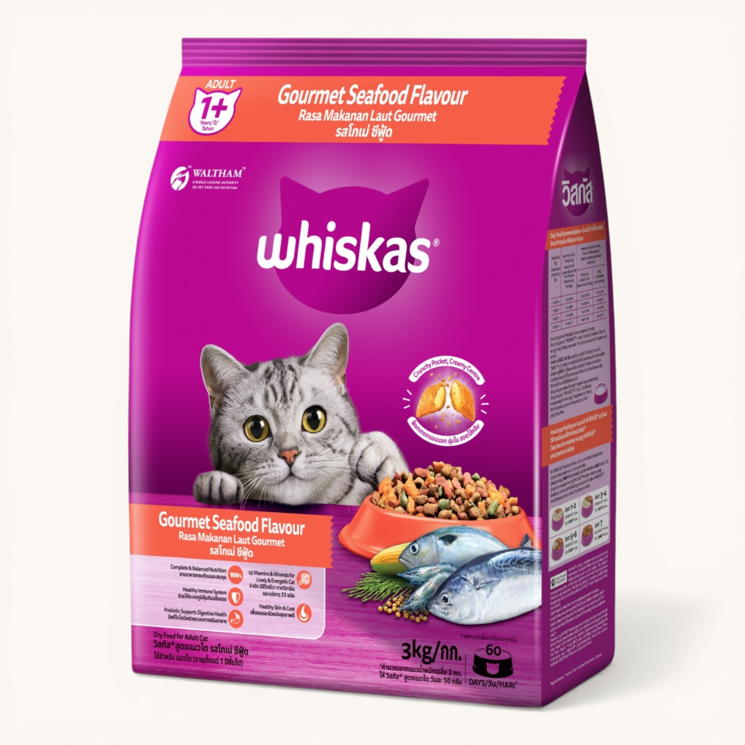 Hạt Whiskas Cho Mèo Trưởng Thành