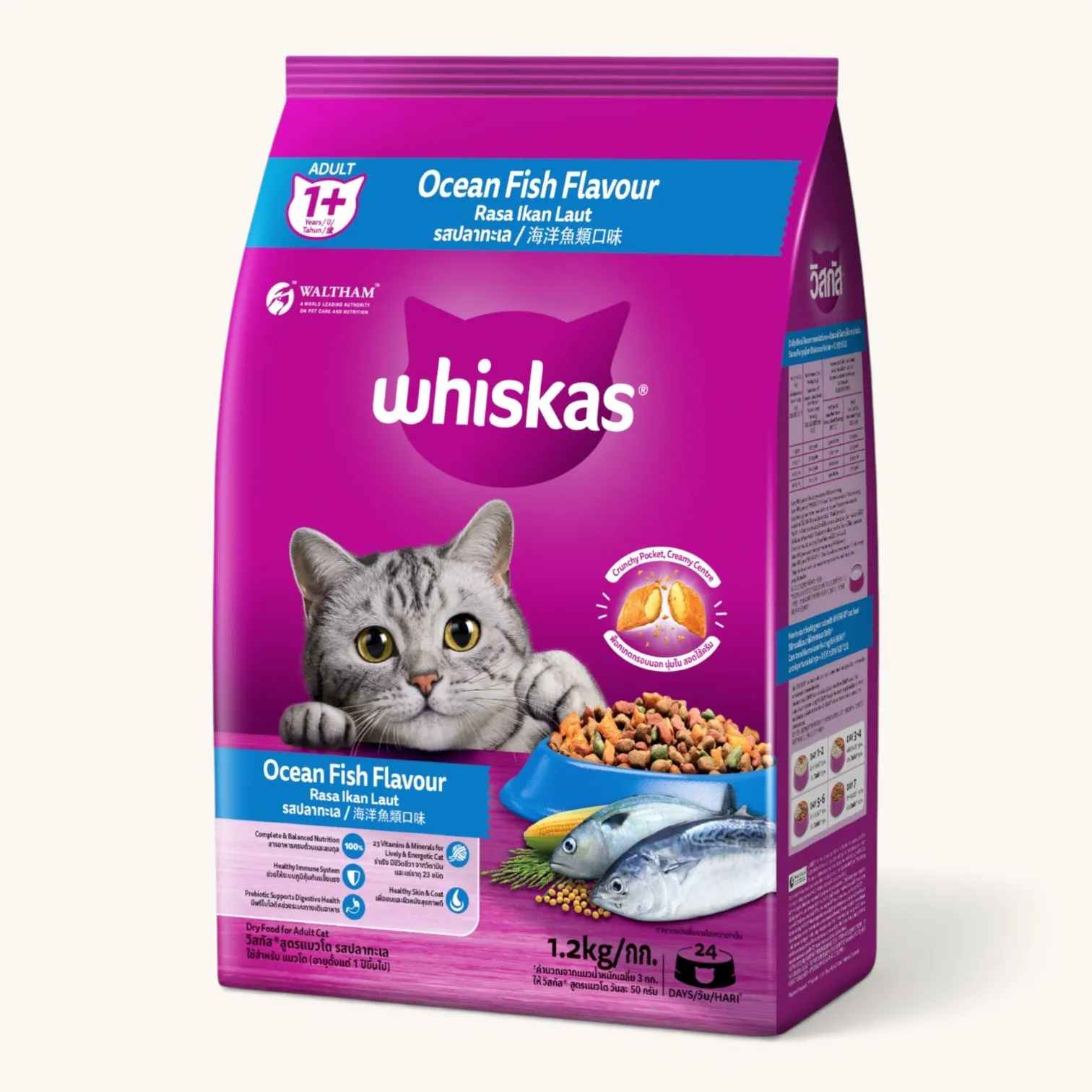 Hạt Whiskas Cho Mèo Trưởng Thành