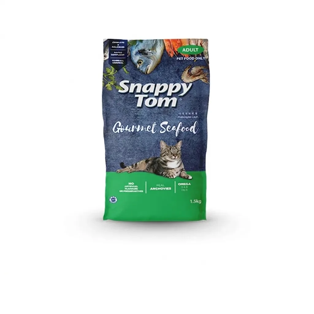 Hạt Snappy Tom Cho Mèo Bịch 1.5kg