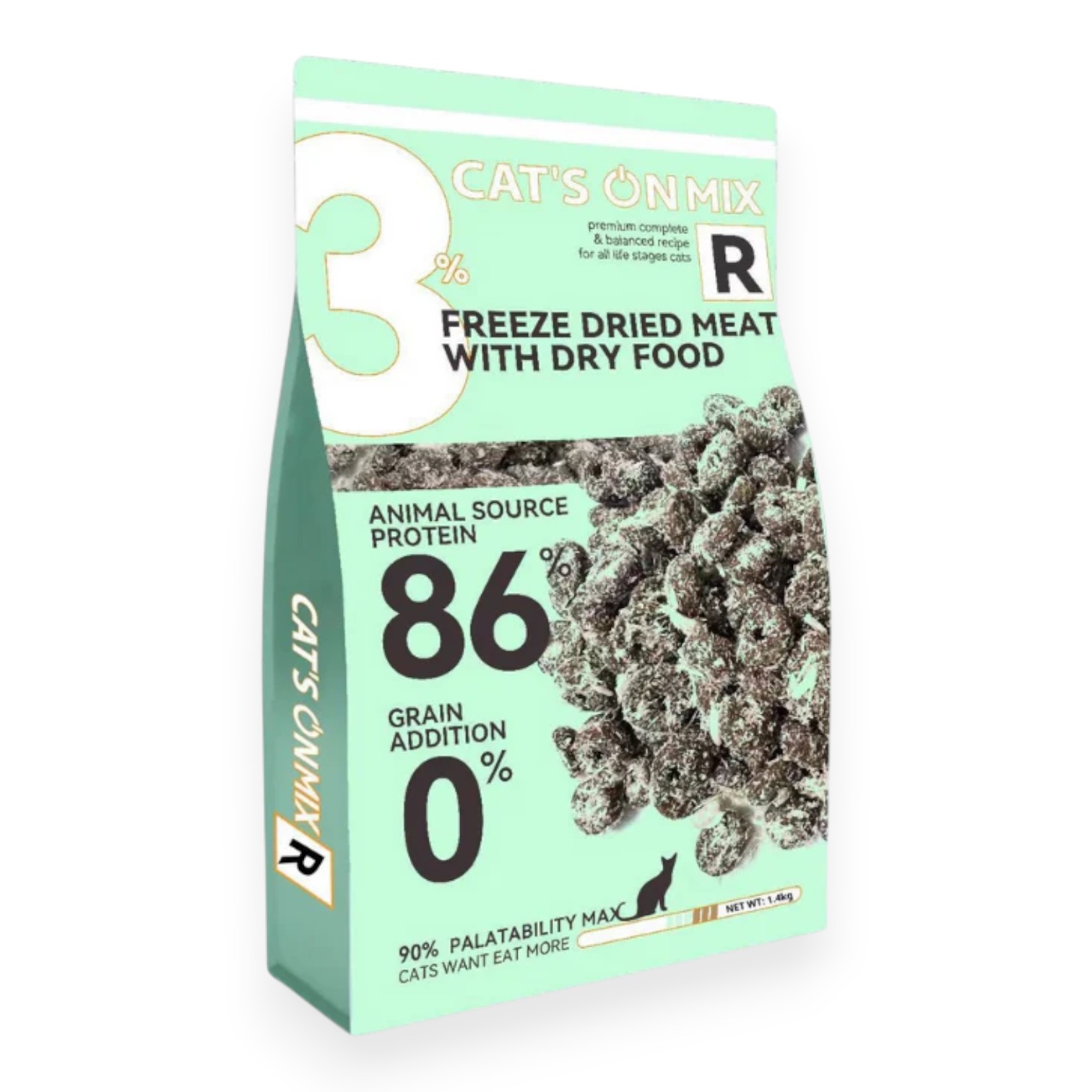 Hạt CAT'S ON MIX R Cho Mèo Bịch 1.4kg