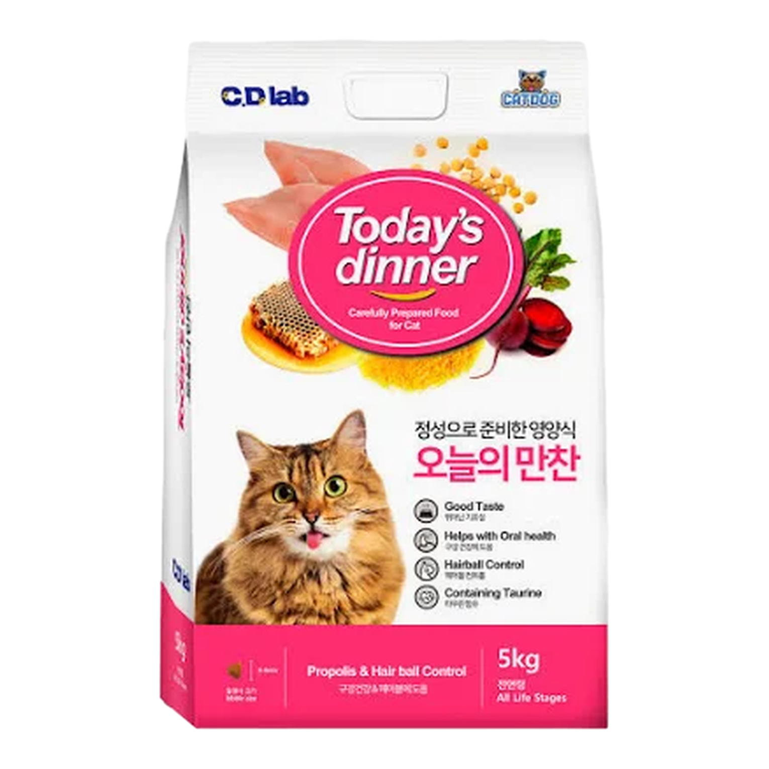 Hạt Today's Dinner Cho Mèo Mọi Lứa Tuổi Bịch 5kg
