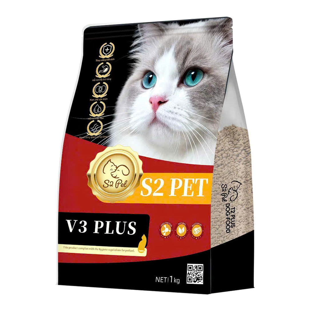 Hạt S2 V3 Cho Mèo Bịch 1kg