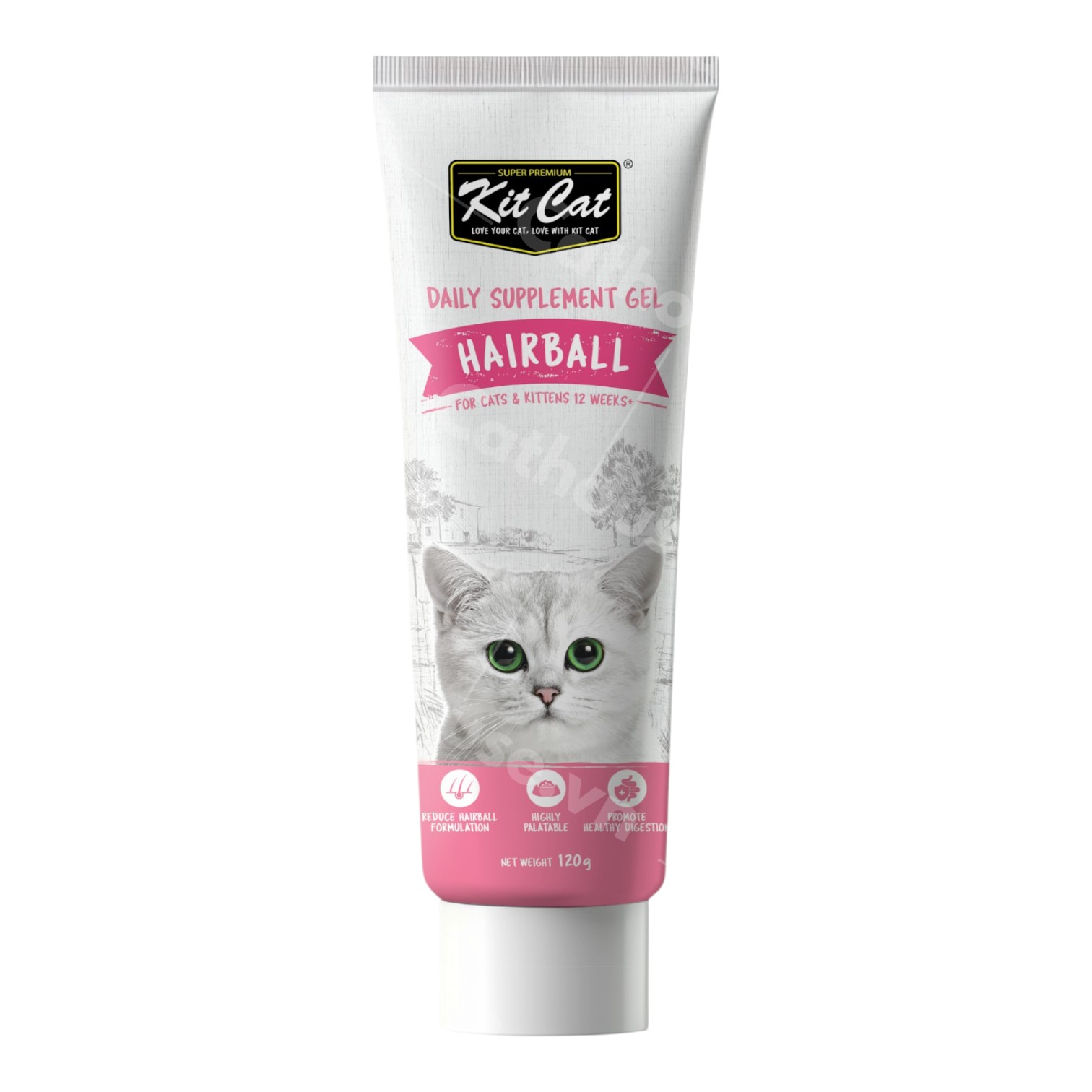 Gel Dinh Dưỡng Kit Cat Cho Mèo Giảm Búi Lông Tuýp 120g
