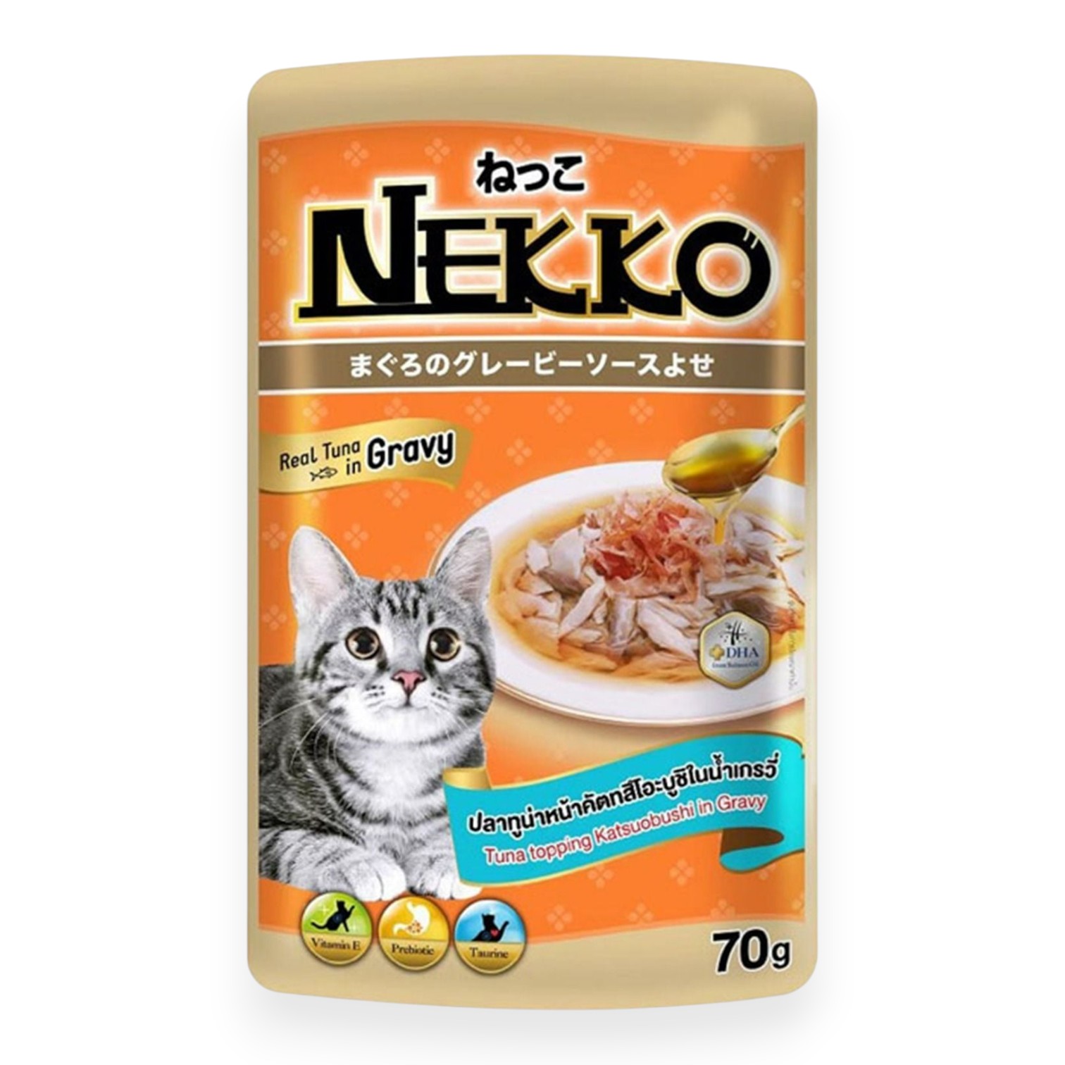 Pate Nekko Cho Mèo Trưởng Thành Dạng Sốt Gói 70g