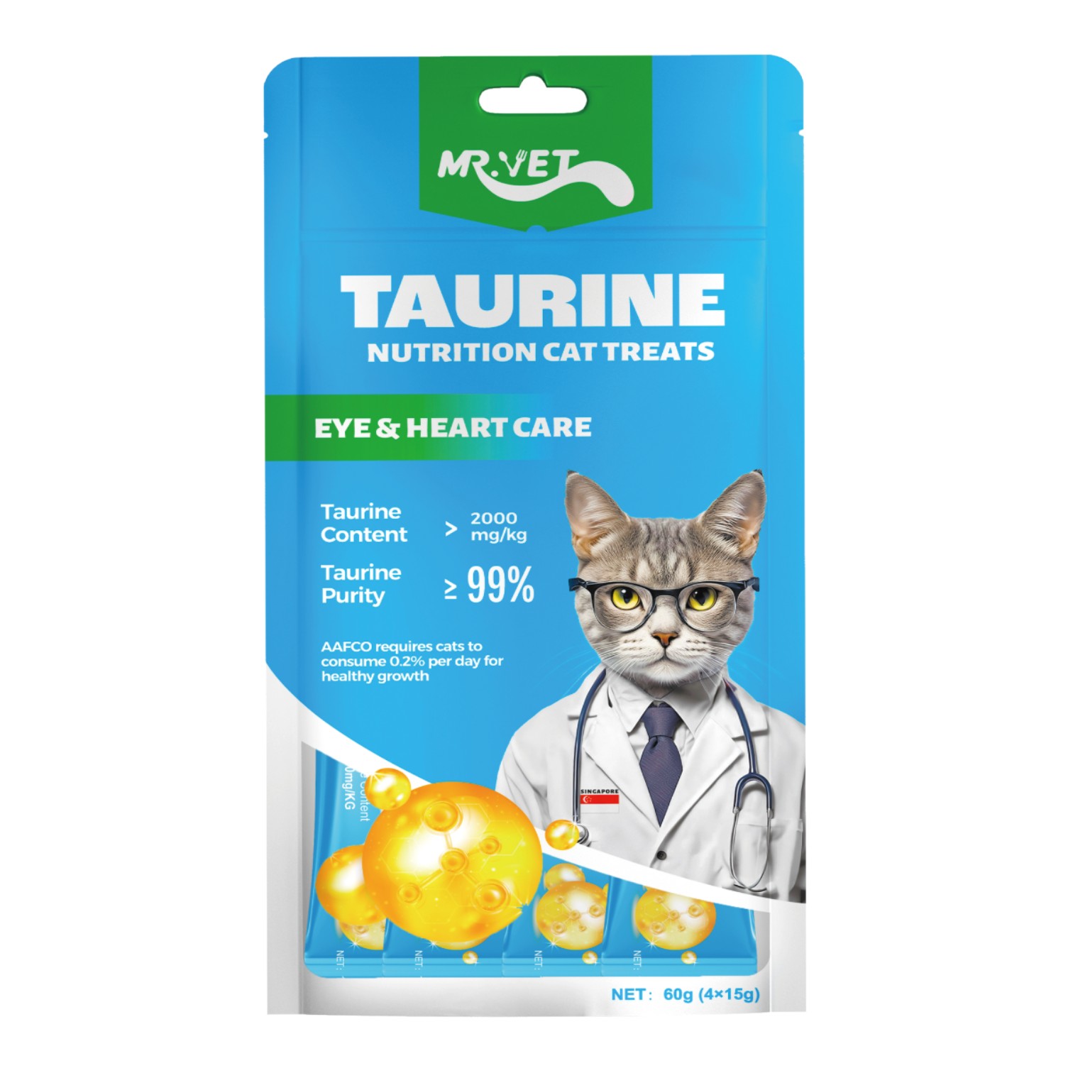 Súp thưởng Mr.Vet Cho Mèo Gói 60g