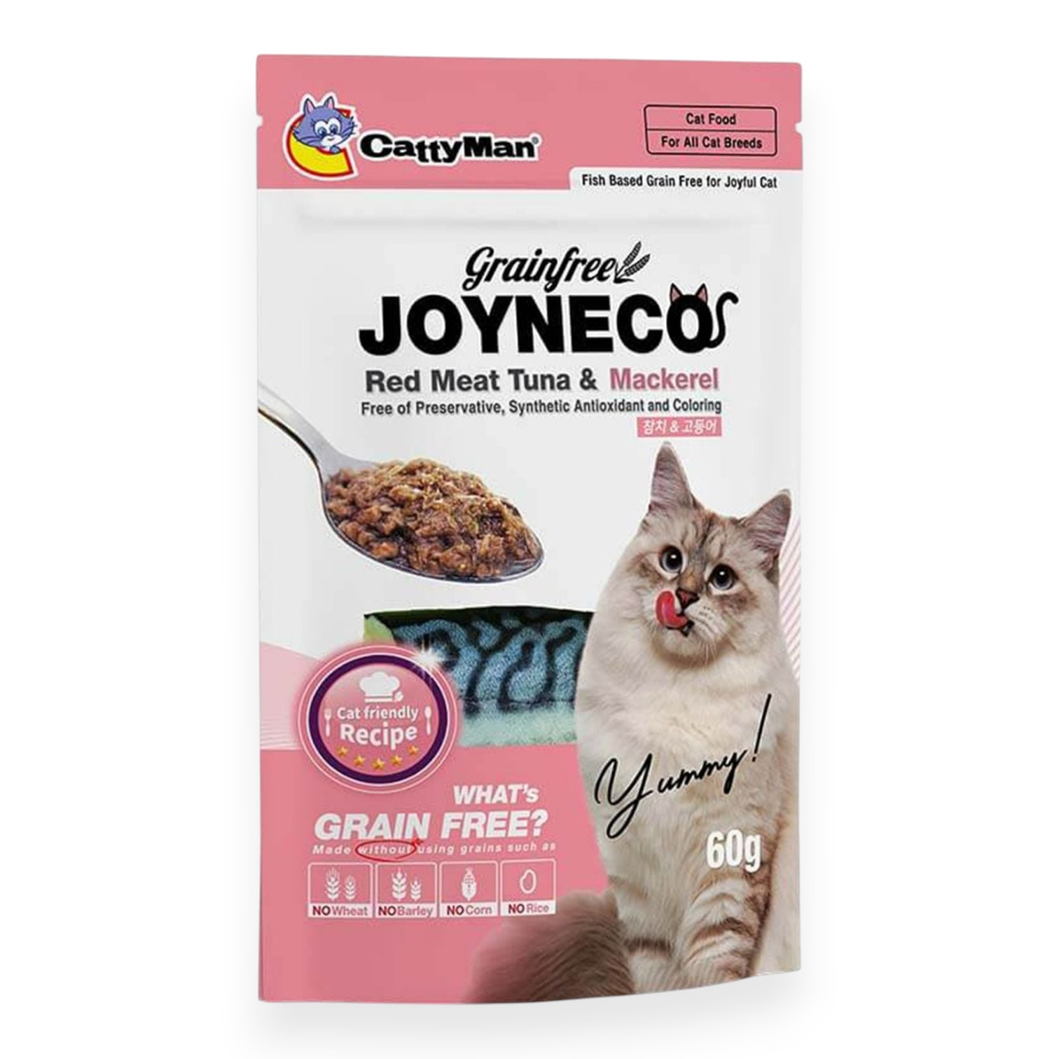 Pate Joyneco Cá Ngừ bổ sung Cá Thu Gói 60g cho Mèo