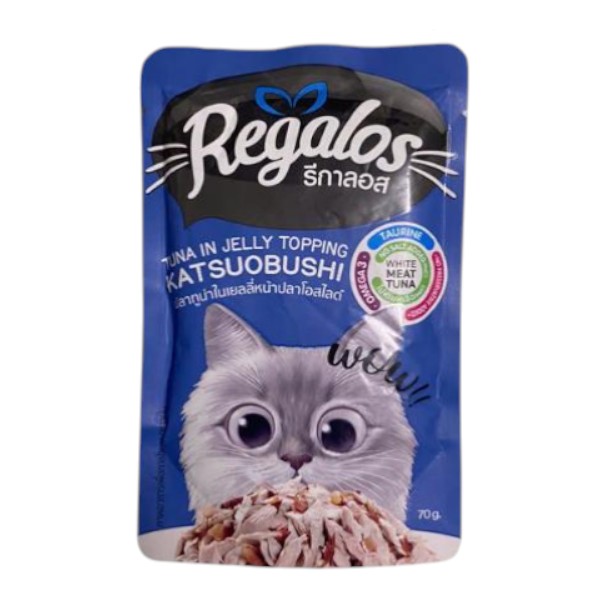 Pate Regalos Cá Ngừ & Cá Bào Gói 70g cho Mèo