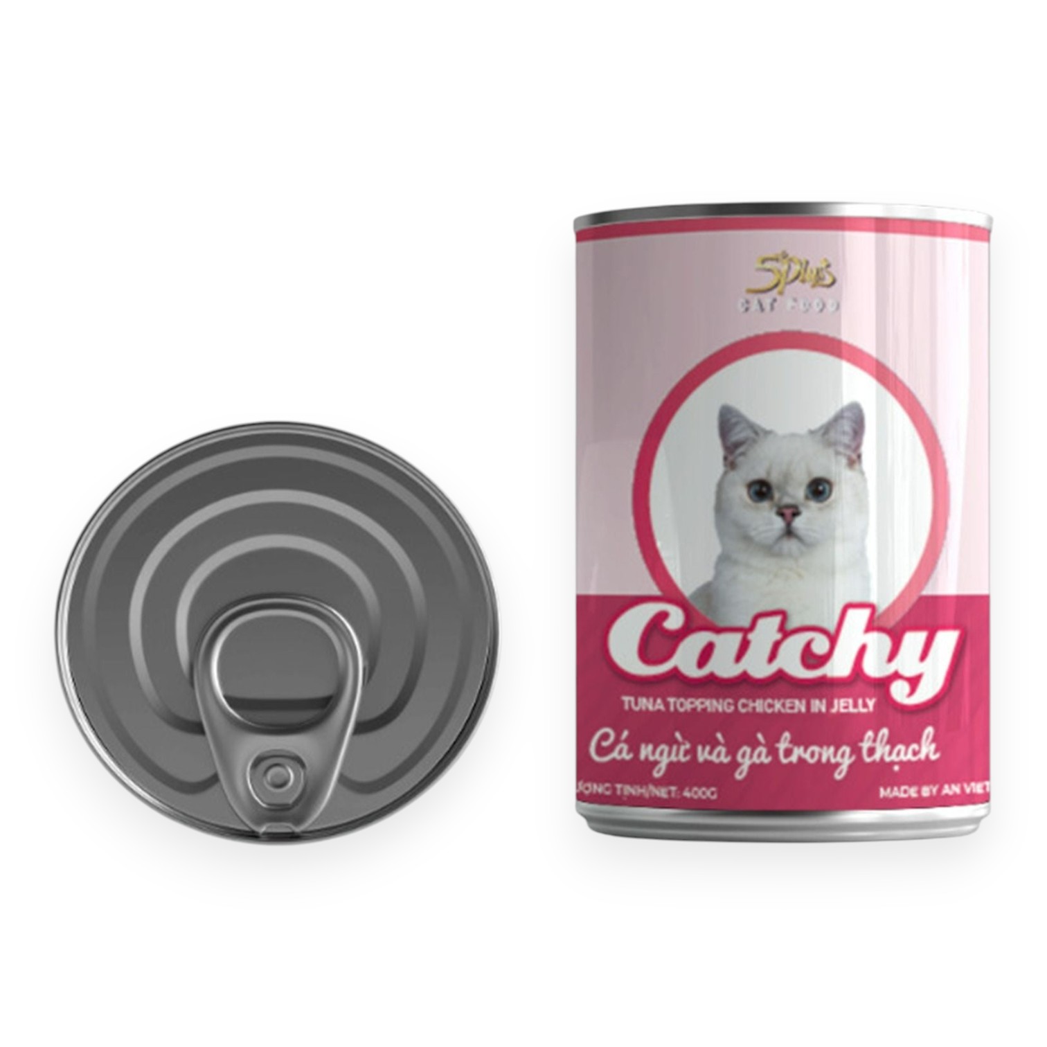 Pate Catchy Cho Mèo Lớn Lon 400g