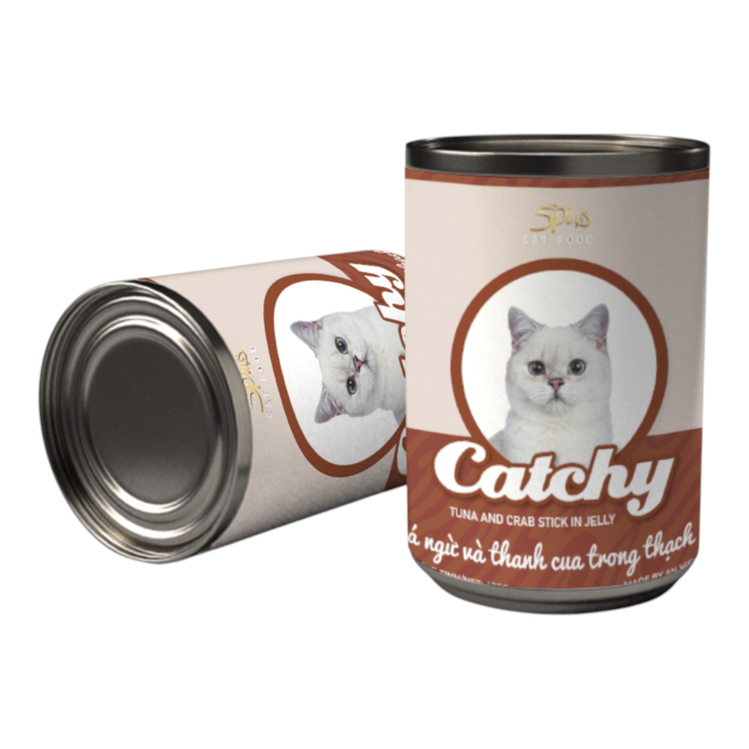 Pate Catchy Cho Mèo Lớn Lon 400g