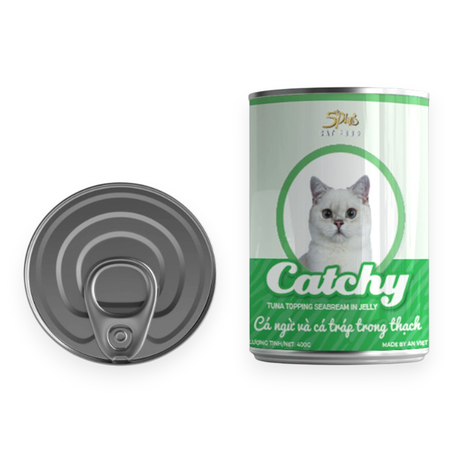 Pate Catchy Cho Mèo Lớn Lon 400g