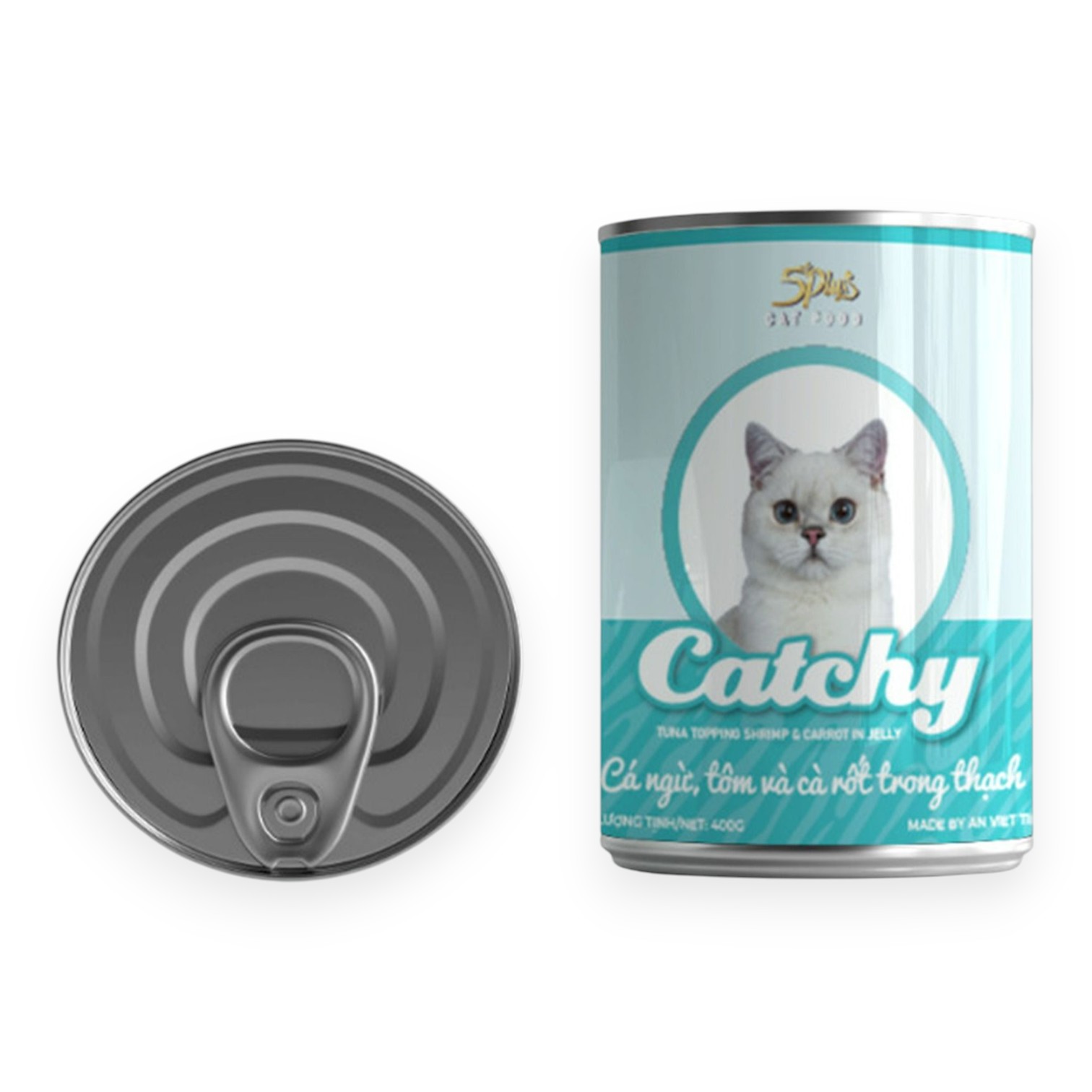 Pate Catchy Cho Mèo Lớn Lon 400g
