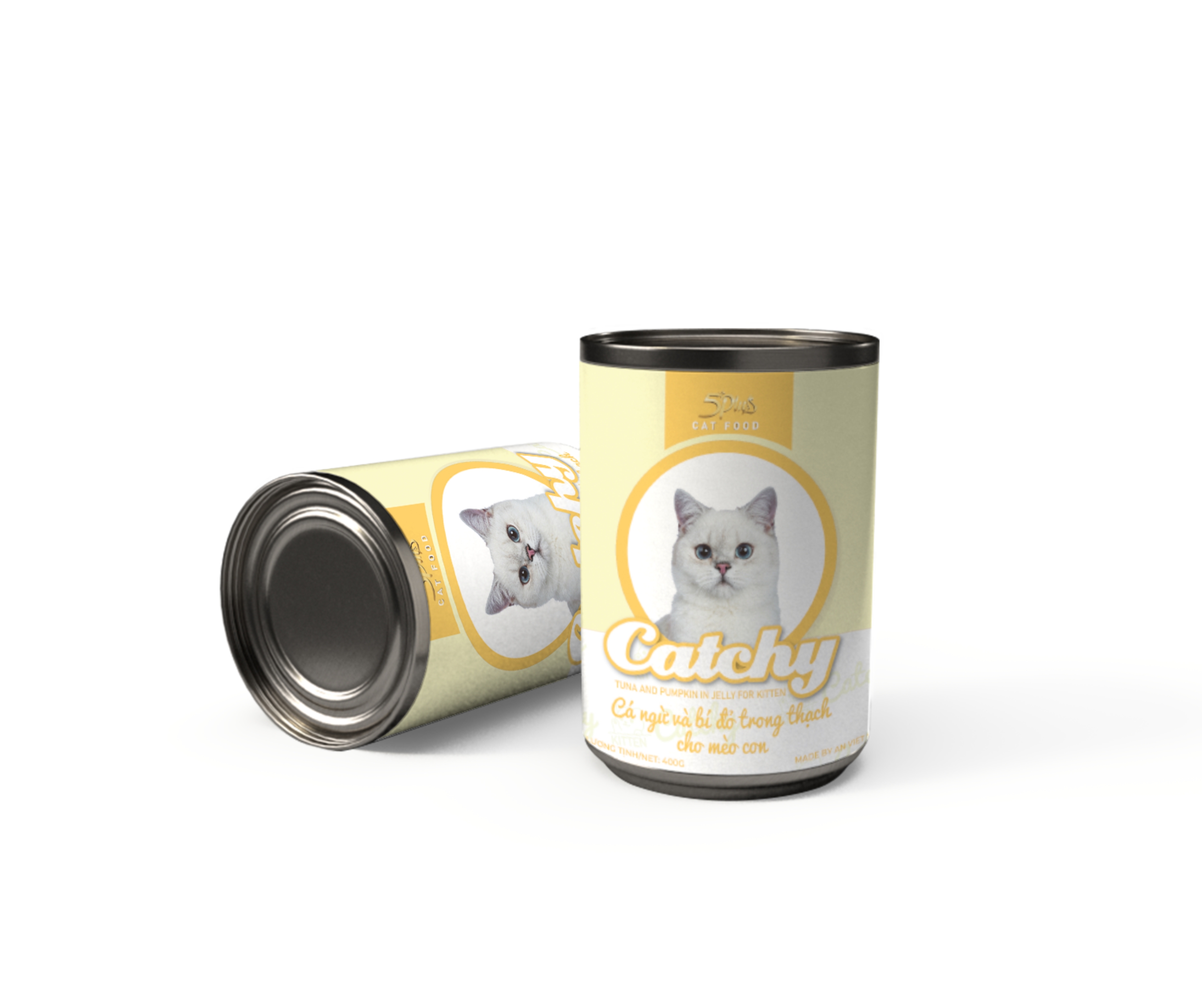 Pate Catchy Cho Mèo Lớn Lon 400g