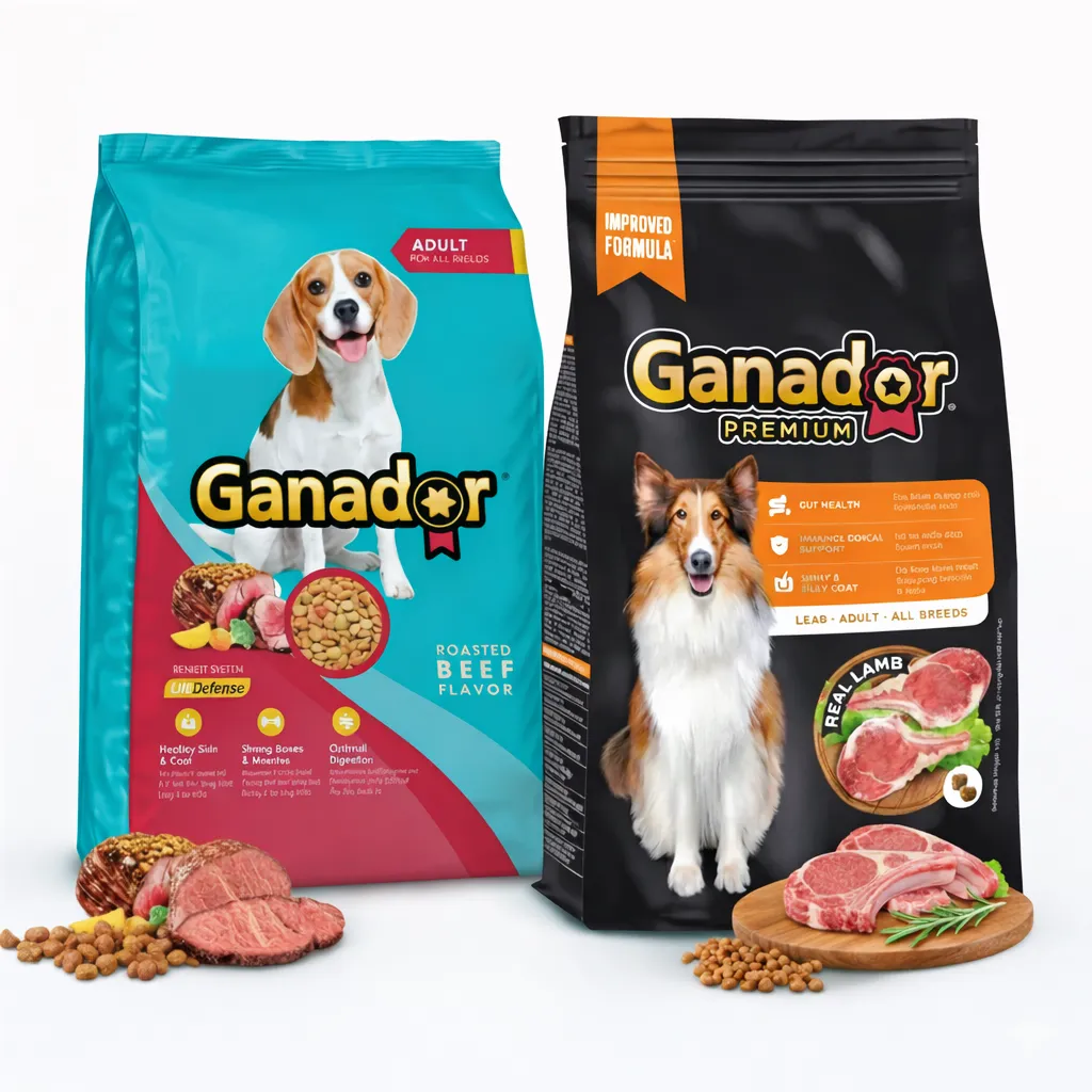 Combo 2 Hạt Ganador Cho Cún Trưởng Thành Bịch 400G - Vị Bò & Cừu