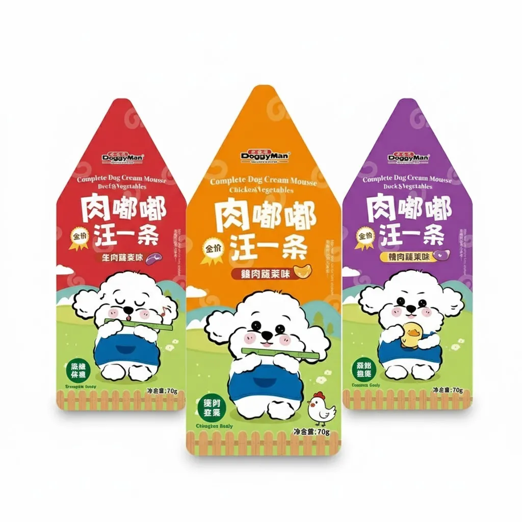 Combo 3 Gói Pate DoggyMan Sốt Kem Cho Cún