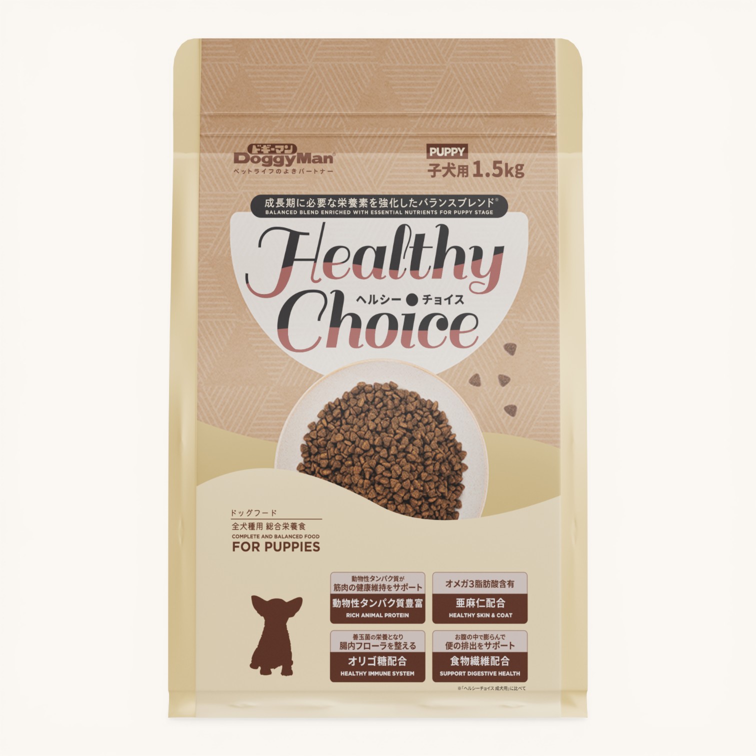 Hạt Healthy Choice Cho Cún Con Bịch 1.5kg