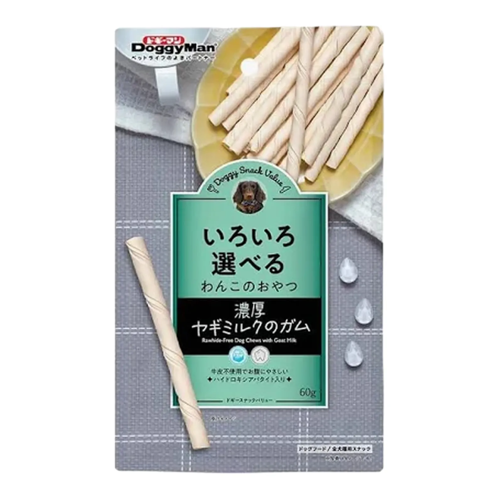 Treats DoggyMan Que Gặm Hương Sữa Dê 60g cho cún