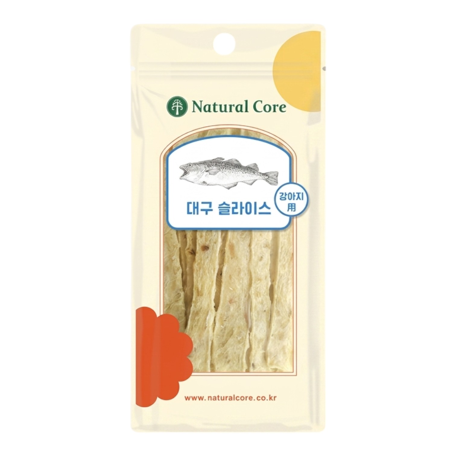 Bánh Thưởng Natural Core Cho Cún Vị Cá Tuyết Sấy Gói 30g