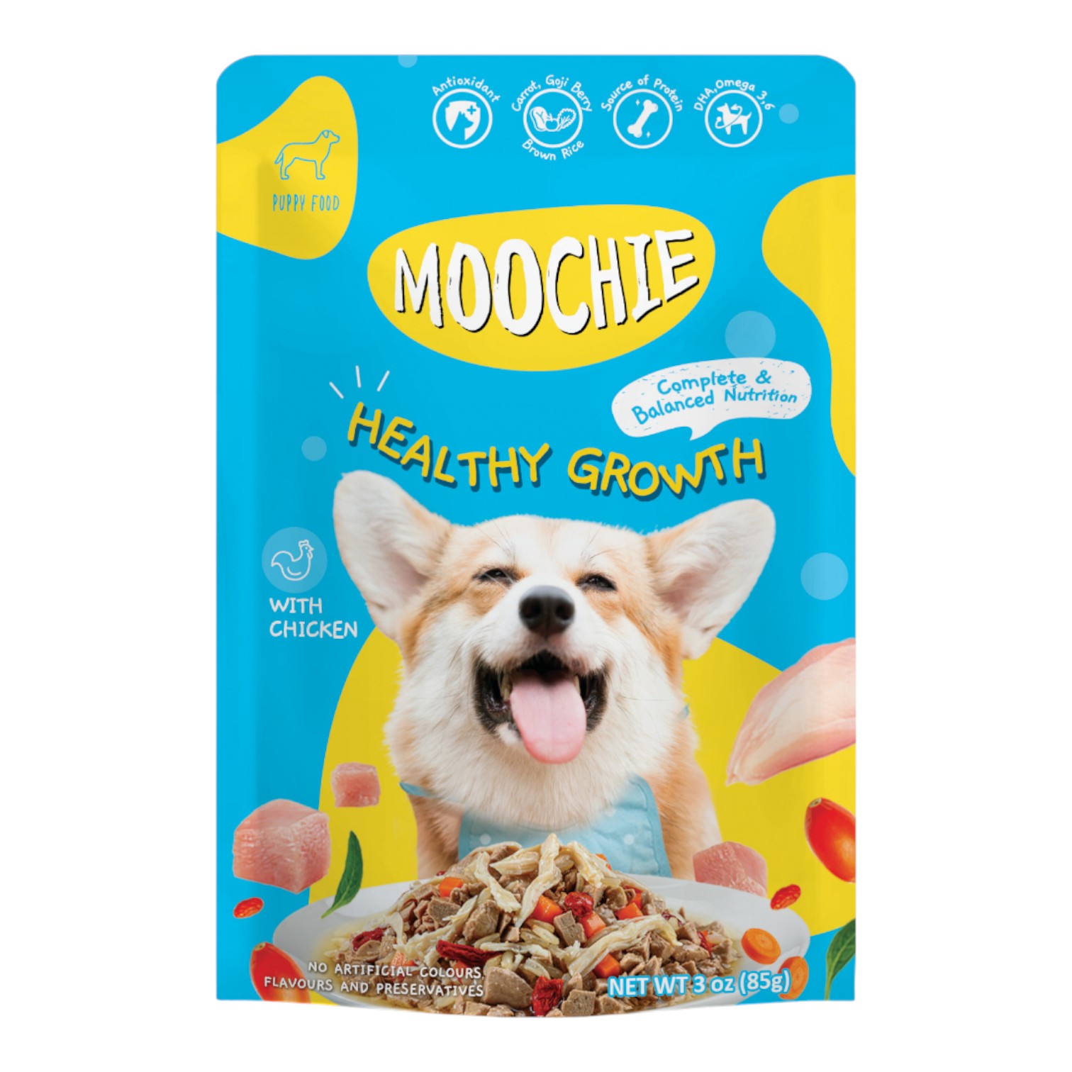 Pate Moochie Thịt Gà Gói 85g Cho Cún