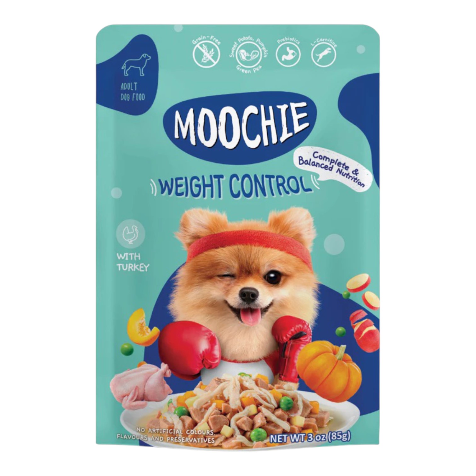 Pate Moochie Cho Cún Vị Gà & Gà Tây Gói 85g