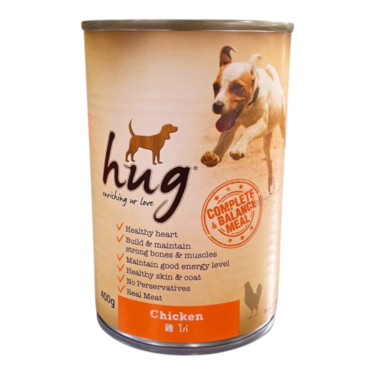 Pate Hug Cho Chó Trưởng Thành Lon 400g